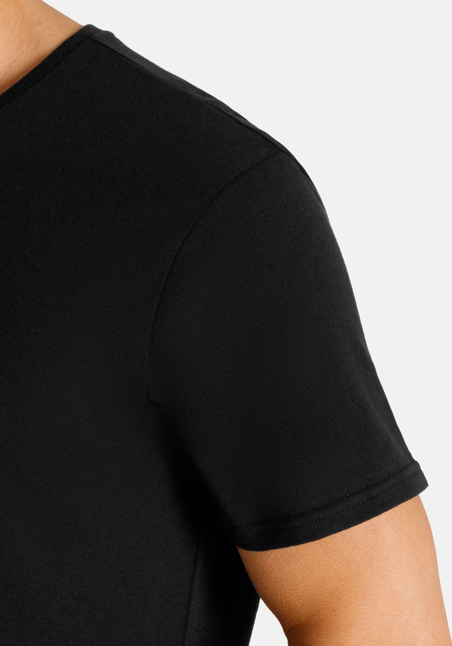 Camano T-Shirt »comfort«, (2er Pack), mit V-Ausschnitt