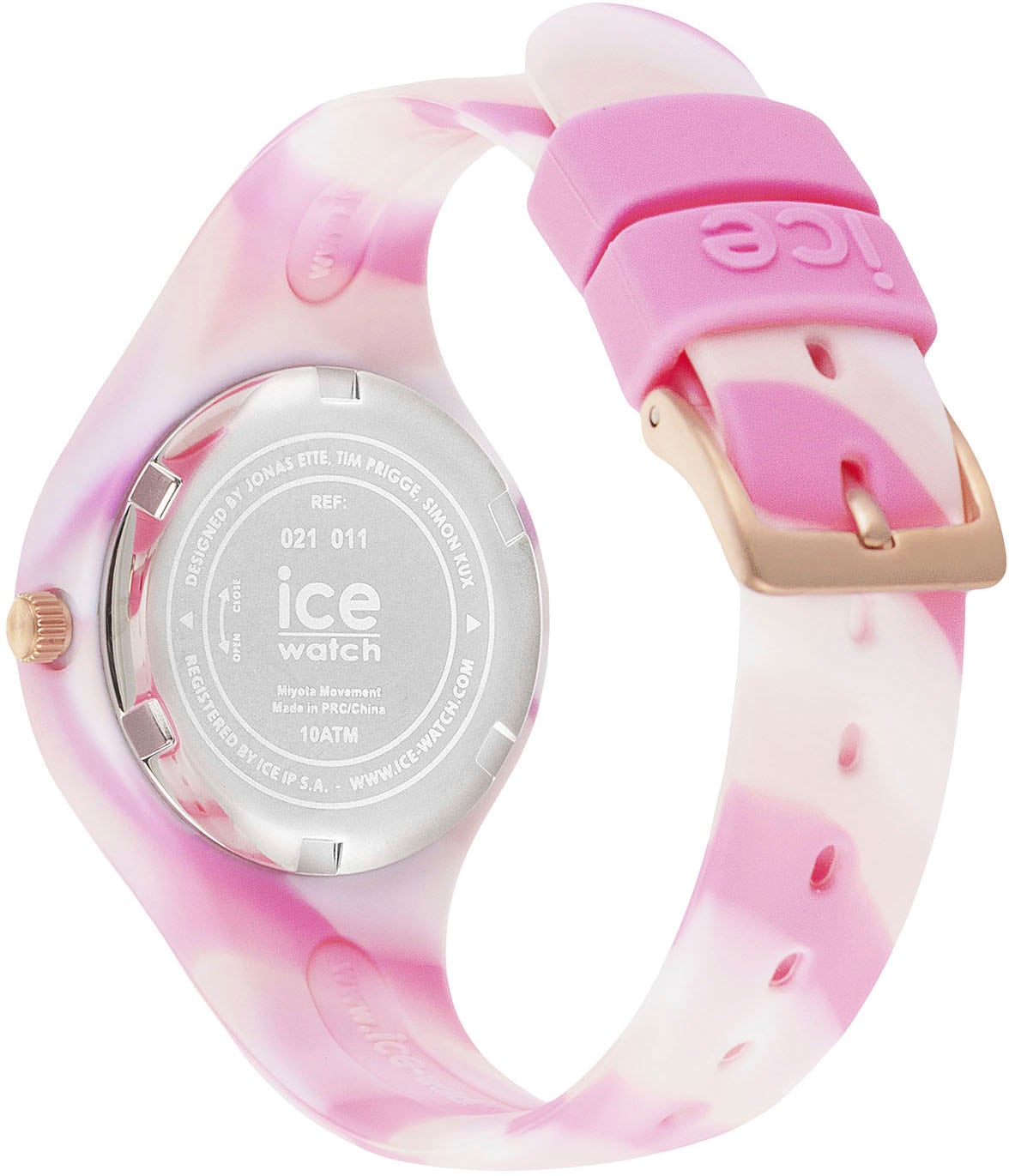 ice-watch Quarzuhr »ICE tie and dye - Pink shades - Extra-Small - 3H,  021011«, ideal auch als Geschenk bei ♕