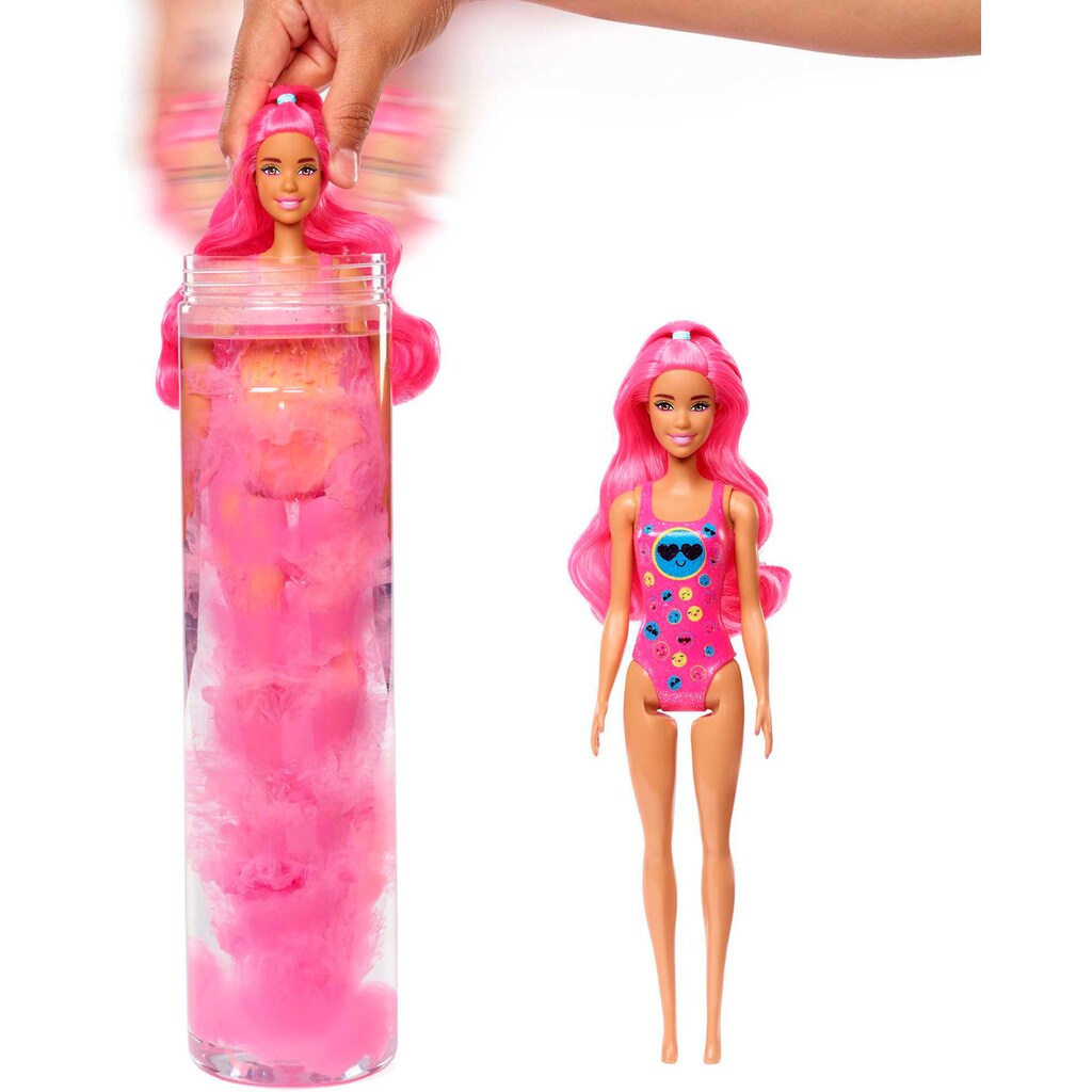 Barbie Anziehpuppe »Color Reveal Neon Tie-Dye Series Sortiment«, mit Farbwechselfunktion