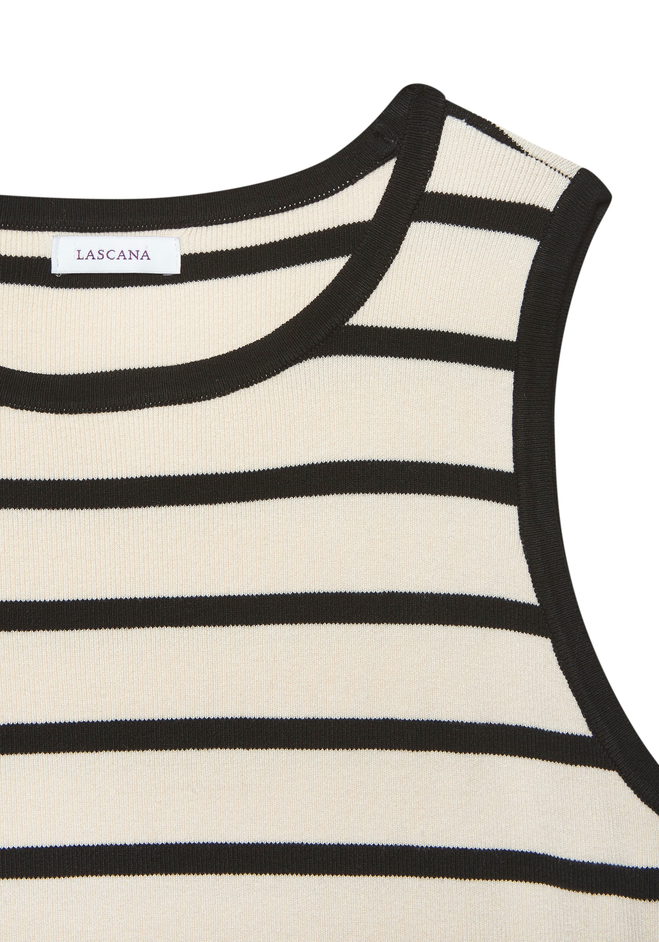 LASCANA Stricktop mit Streifen