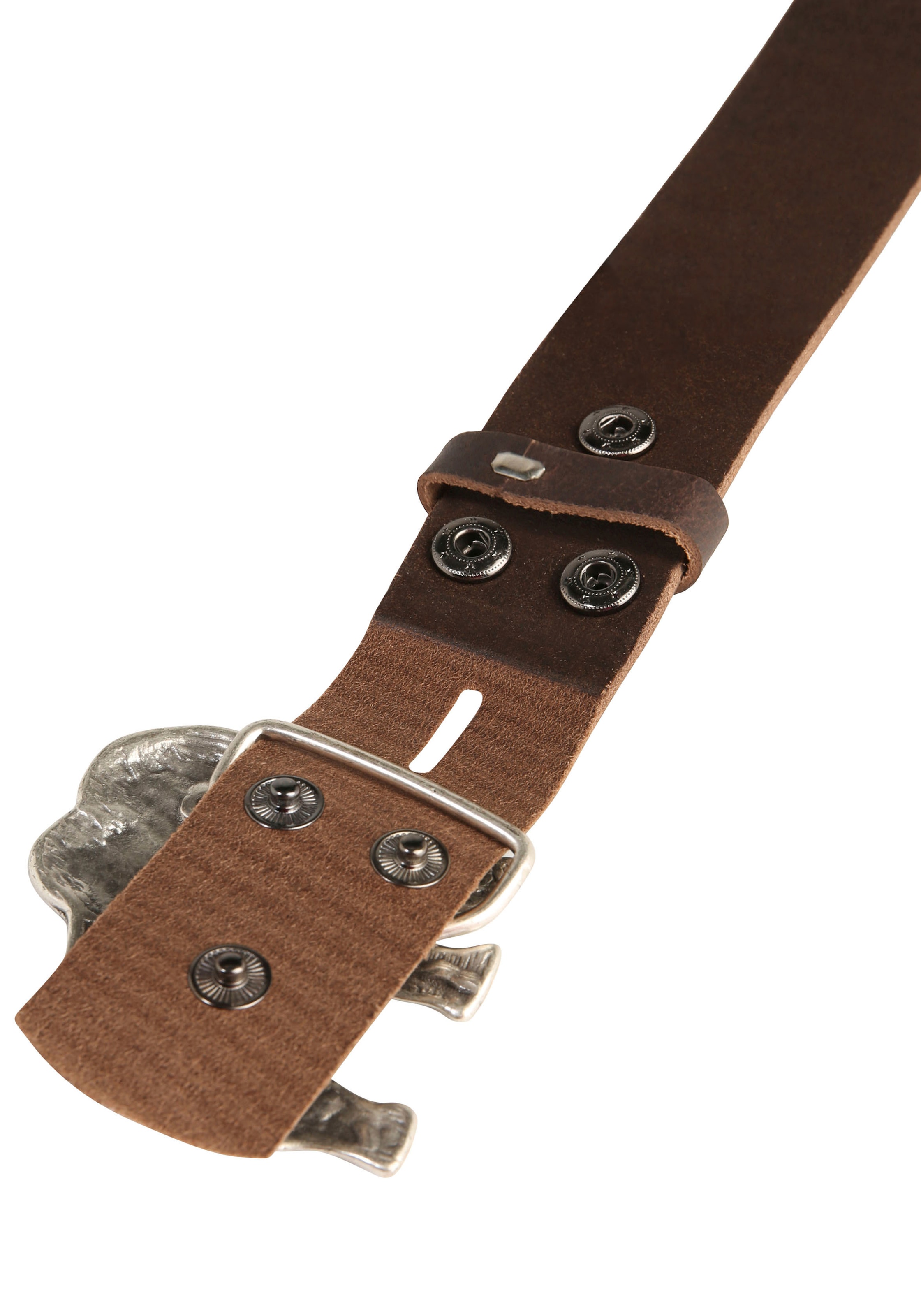 Rettungsring Gürtel Ledergürtel mit austauschbarer Schließe »Elefant«