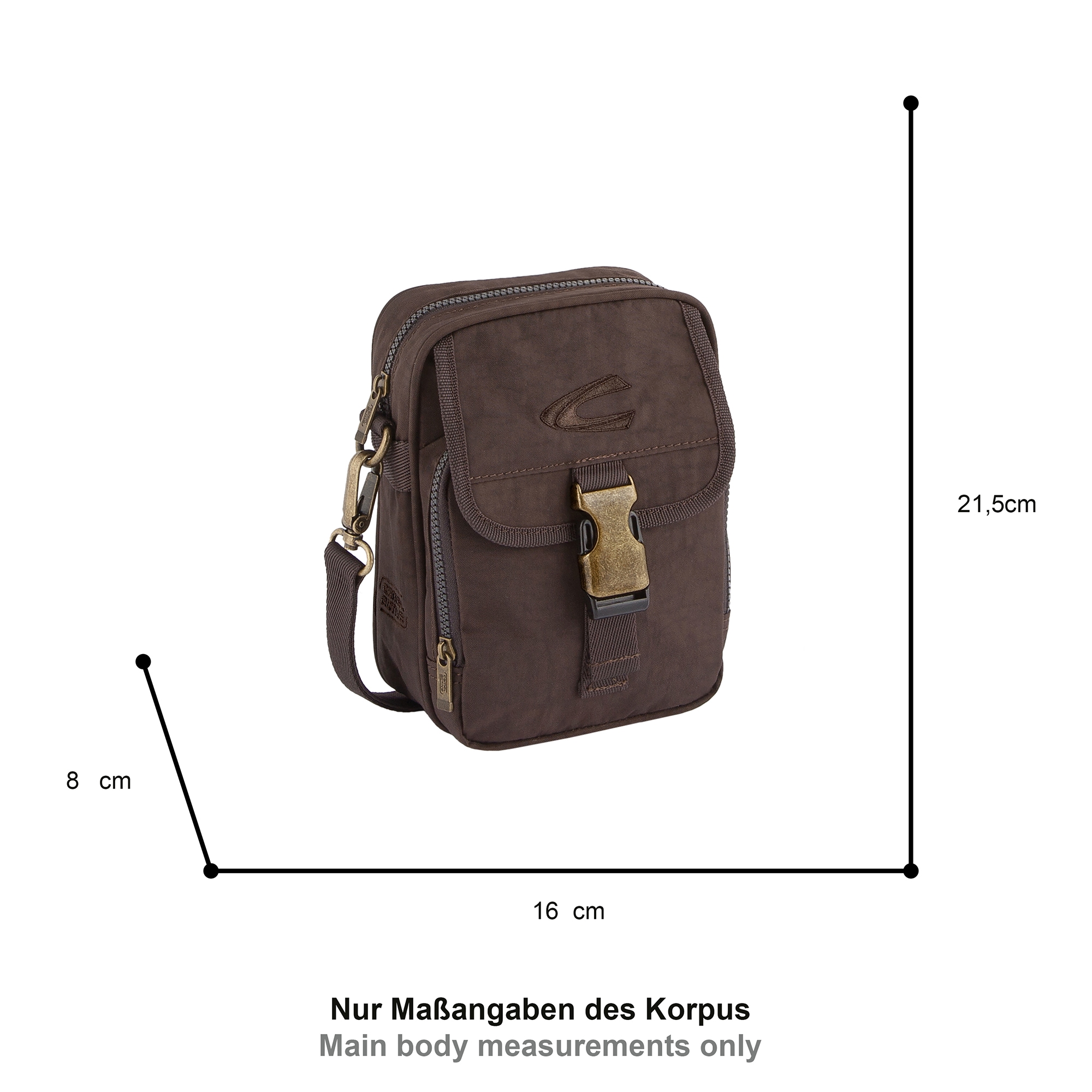 camel active Umhängetasche »Journey« Herren Schultertasche, funktional und perfekt für alle Lebenslagen