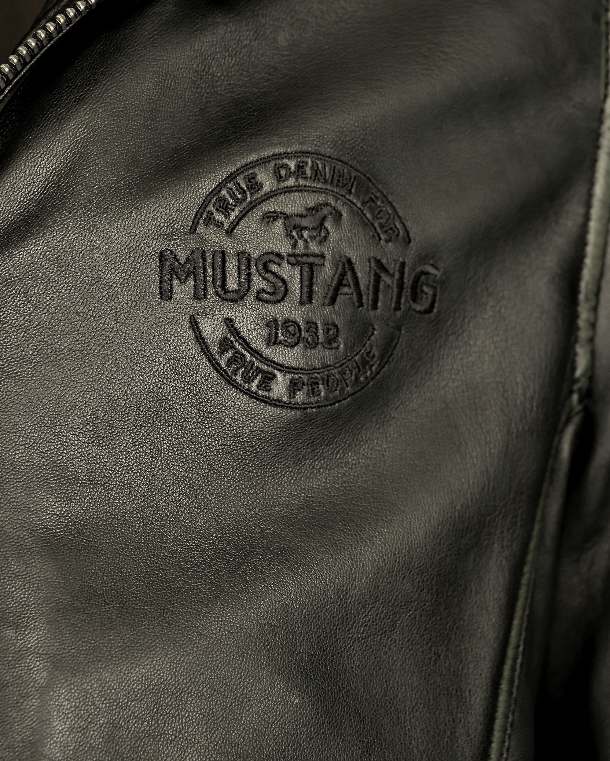 MUSTANG Bikerjacke »Lederjacke 31021308«