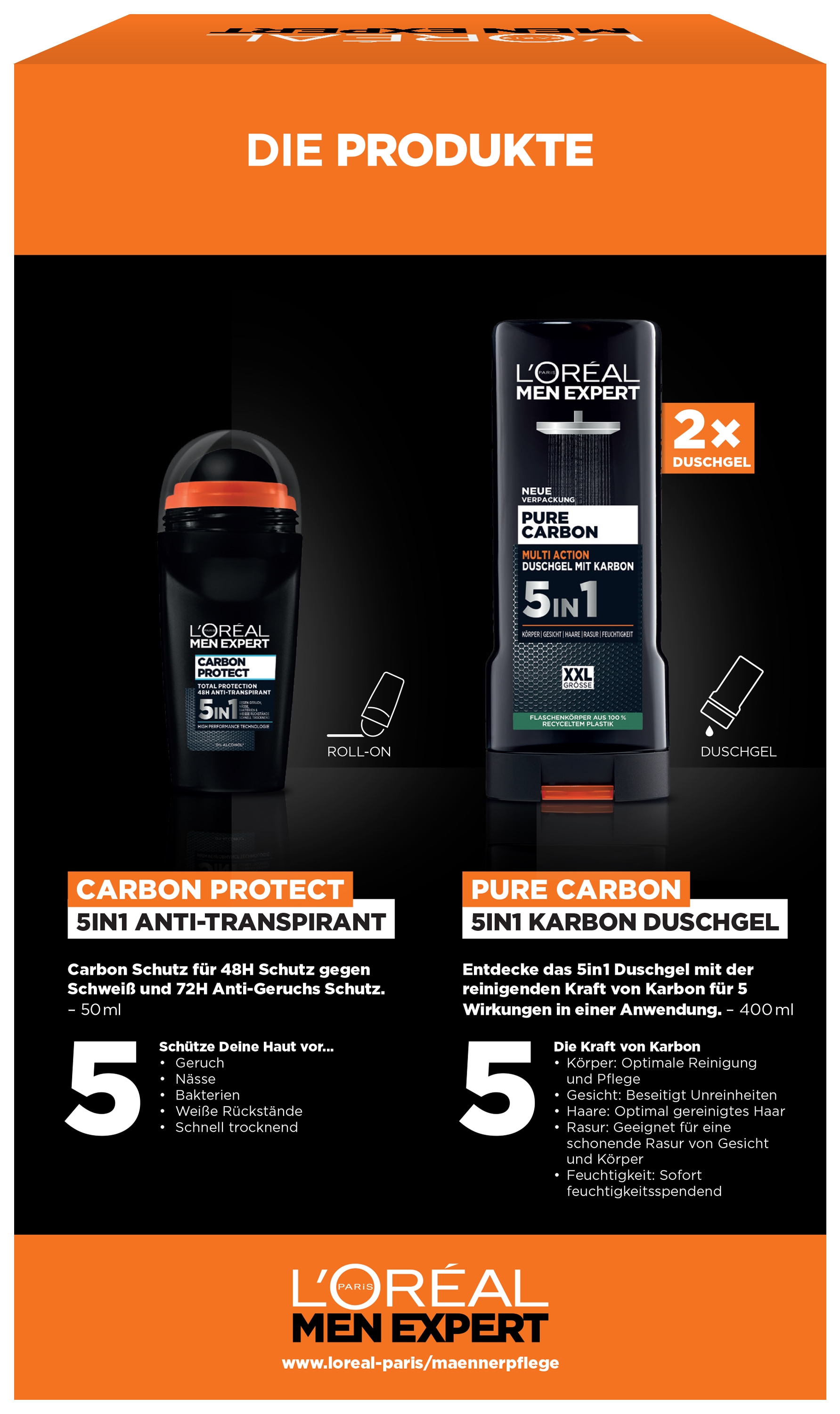 L'ORÉAL PARIS MEN EXPERT Duschgel »L'Oréal Men Expert Carbon Box«