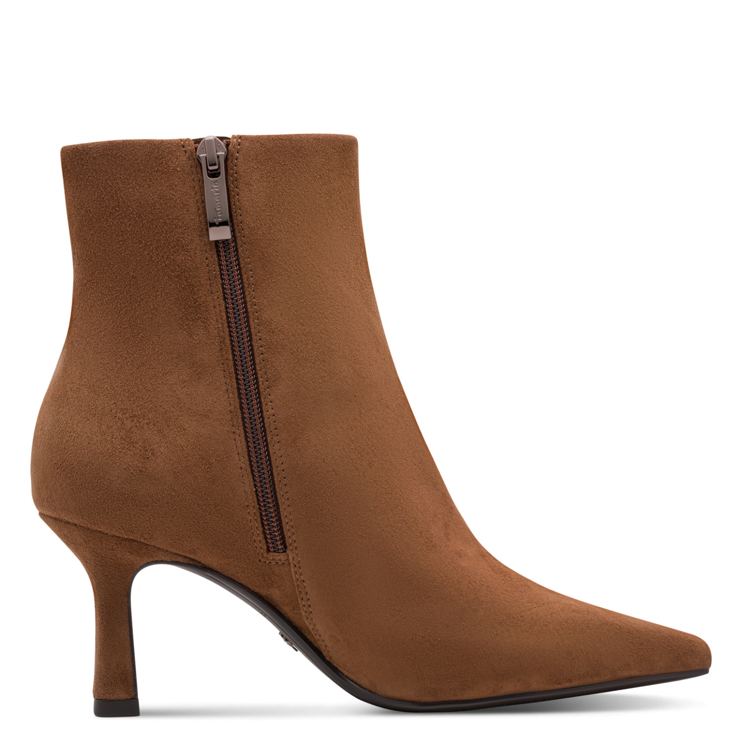 Tamaris Stiefelette  Trichterabsatz, Ankleboots mit zweckmäßigem Innenreißverschluss