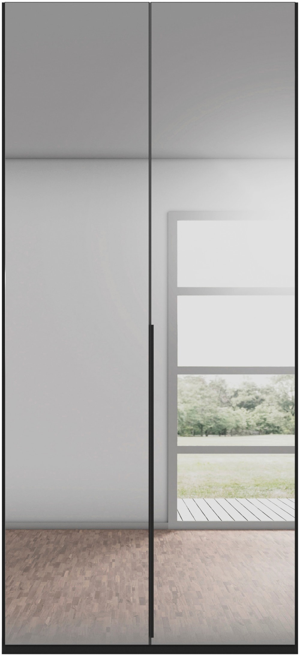 LeGer Home by Lena Gercke Kleiderschrank »Schrank Garderobe Ankleide Schlafzimmer Flur SERINA Eyecatcher«, (in 3 verschiedenen Ausstattungen BASIC/CLASSIC/PREMIUM), in 6 Breiten (101 - 401 cm) mit Front Glas oder Dekor MADE IN GERMANY