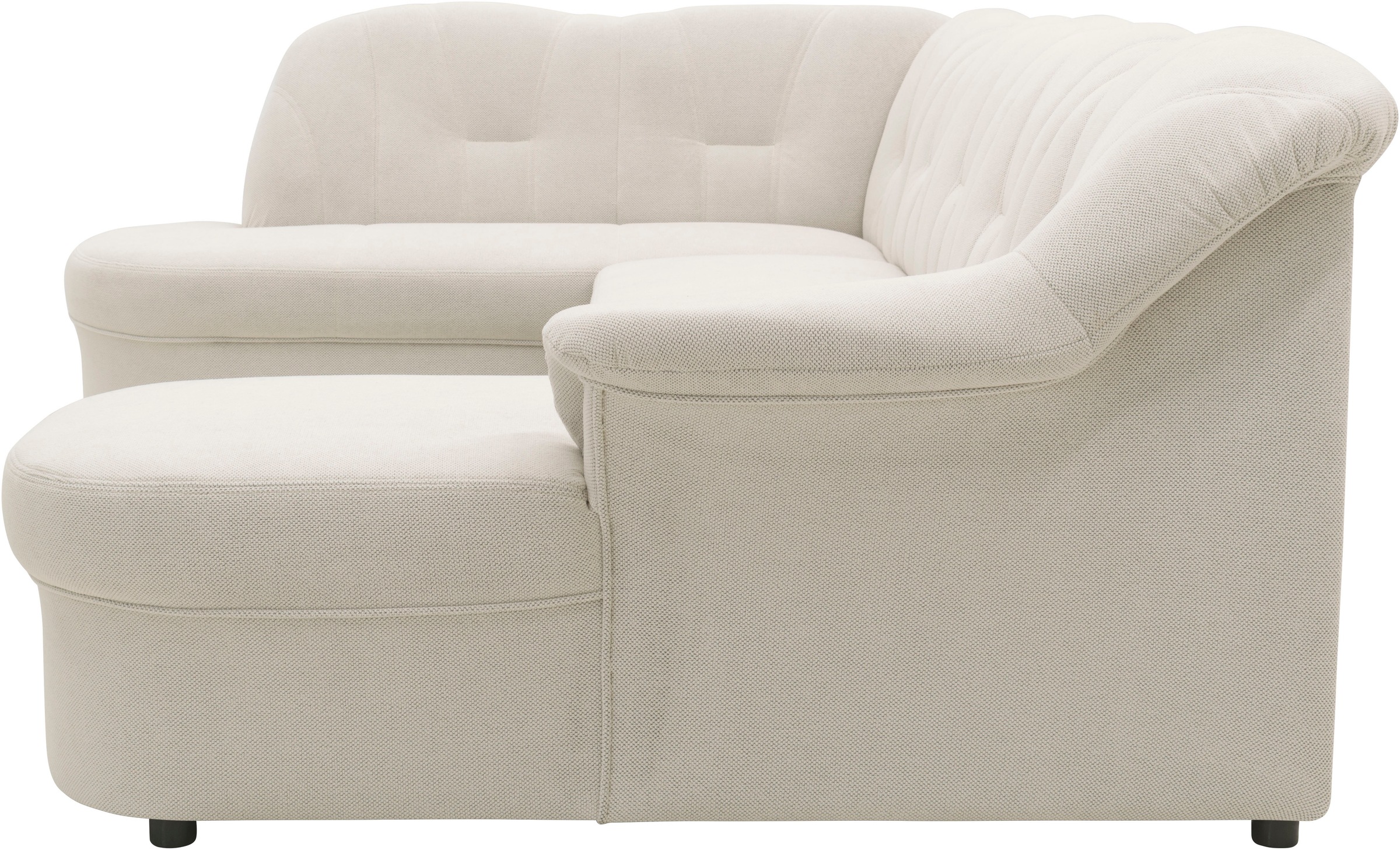DOMO collection Wohnlandschaft »Flores auch in Leder-Bezug, B/T/H: 293/180/86 cm, U-Form«, (3 St.), wahlweise mit Bettfunktion, wahlweise mit Federkern