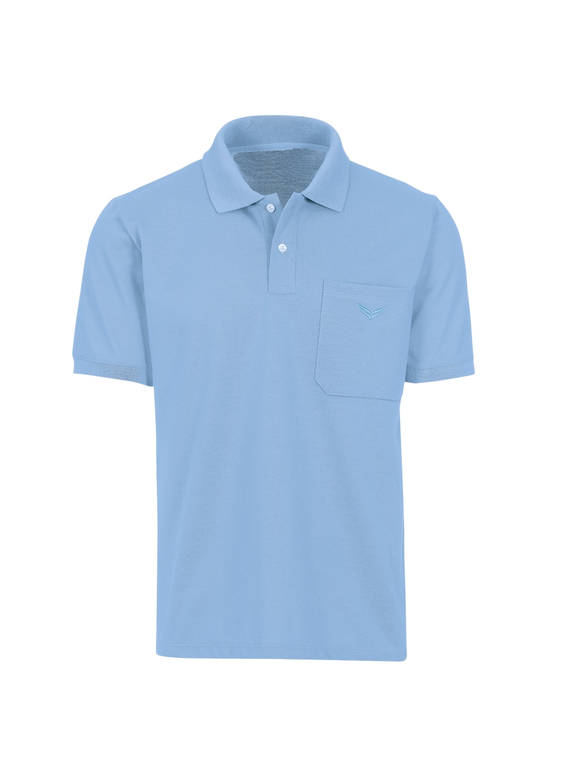 Trigema Poloshirt »TRIGEMA Polohemd mit Brusttasche«, (1 tlg.)