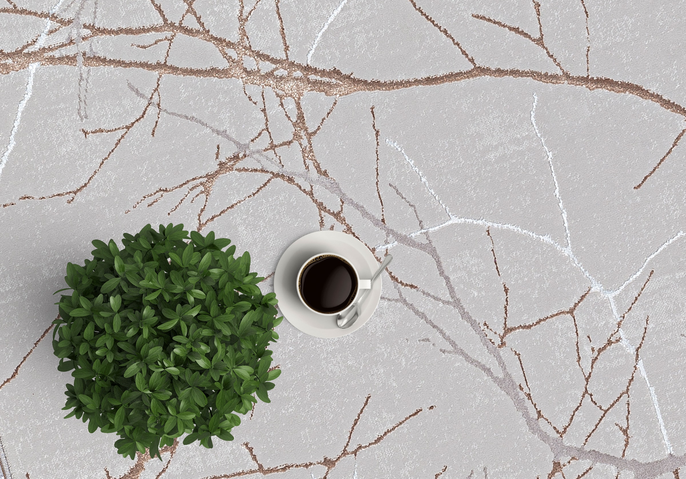 the carpet Teppich »Mila«, rund, 8 mm Höhe, moderner Wohnzimmer Teppich elegant glänzender Flor