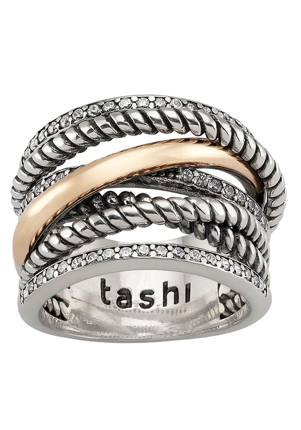 UNIVERSAL TASHI | (synth.) Silberring kaufen »TASHI LANNA, MT.AN.0118.0419/20/21«, mit Zirkonia