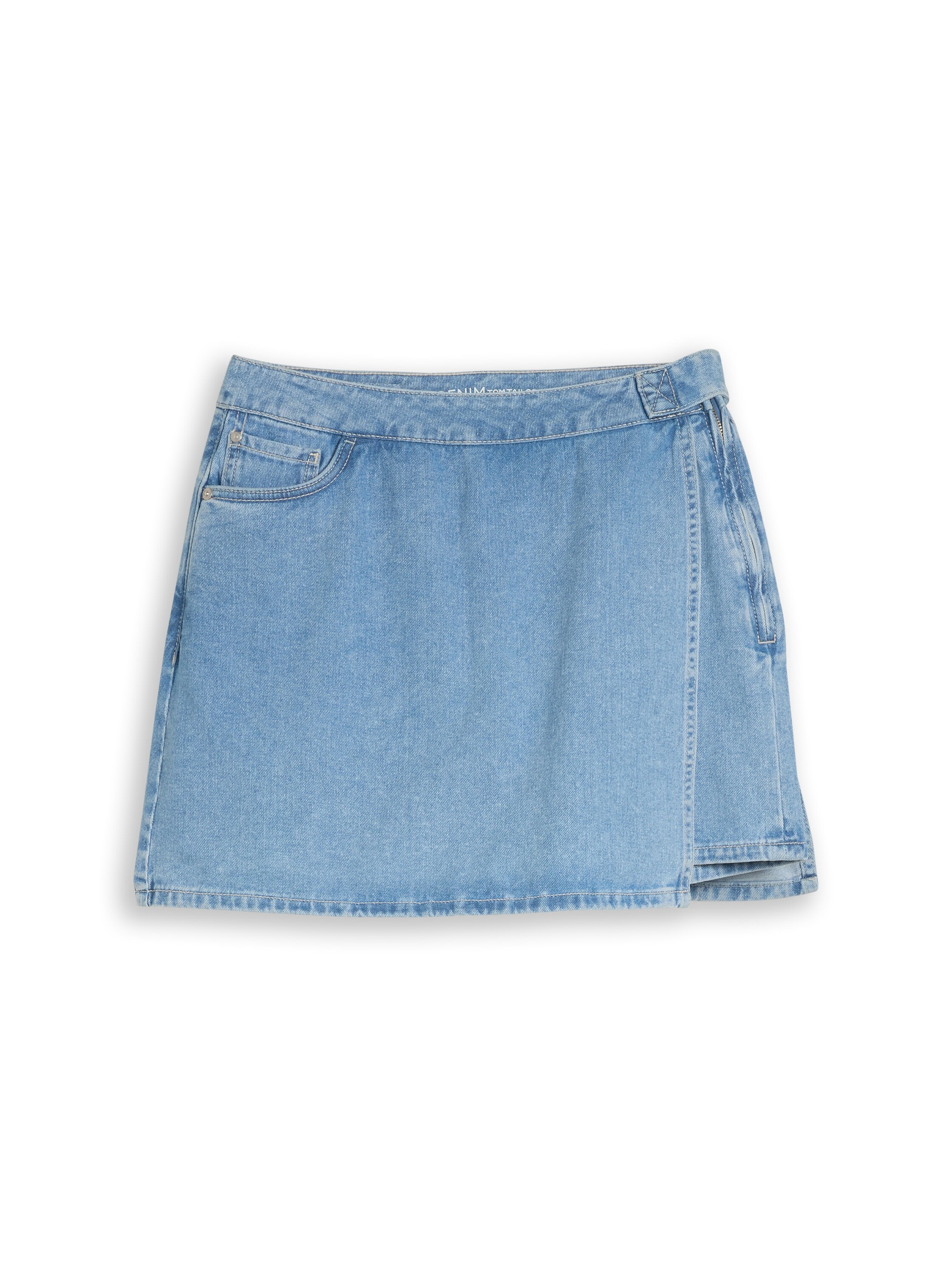 TOM TAILOR Denim Jeansshorts Skort mit seitlichem Reißverschluss