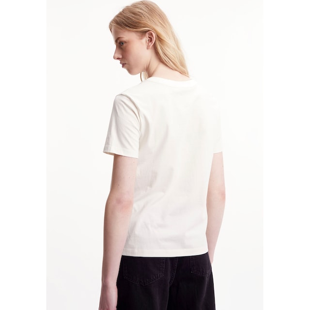 Calvin Klein Jeans T-Shirt »MICRO MONOLOGO SLIM V-NECK TEE«, (1 tlg.), aus  griffigem Jerseymaterial bei ♕