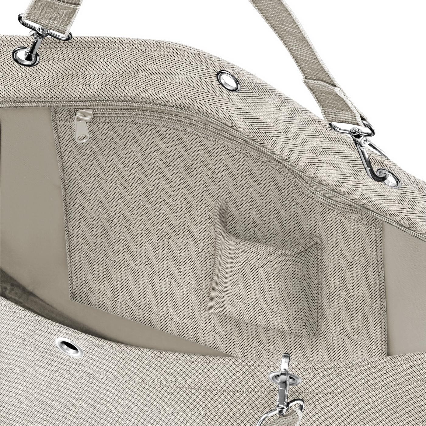 REISENTHEL® Einkaufsshopper »Shopper XL« Innentasche Reißverschluss, Trageriemen Karabinerhaken, Stecktasche