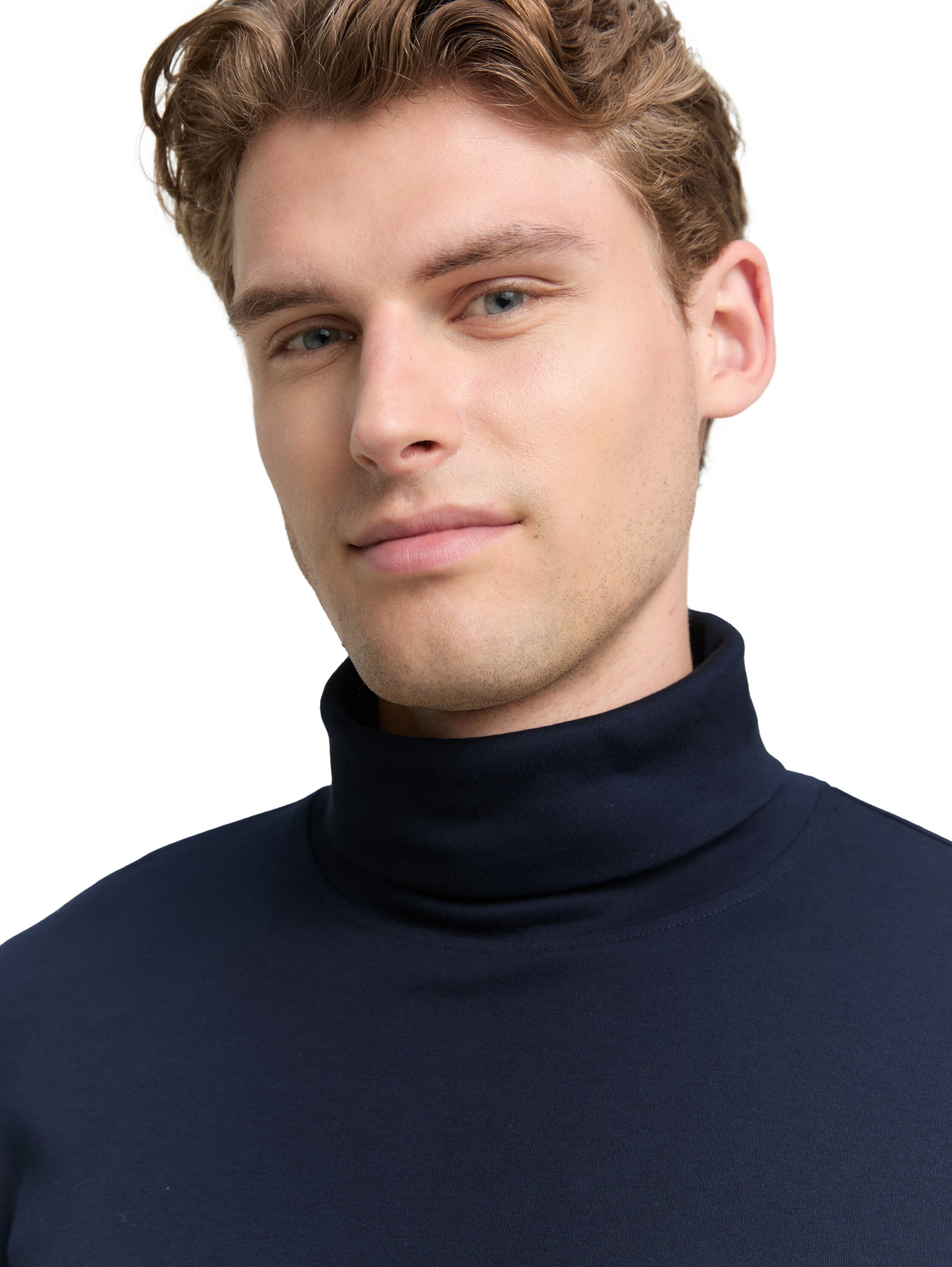 TOM TAILOR Langarmshirt, mit Rollkragen