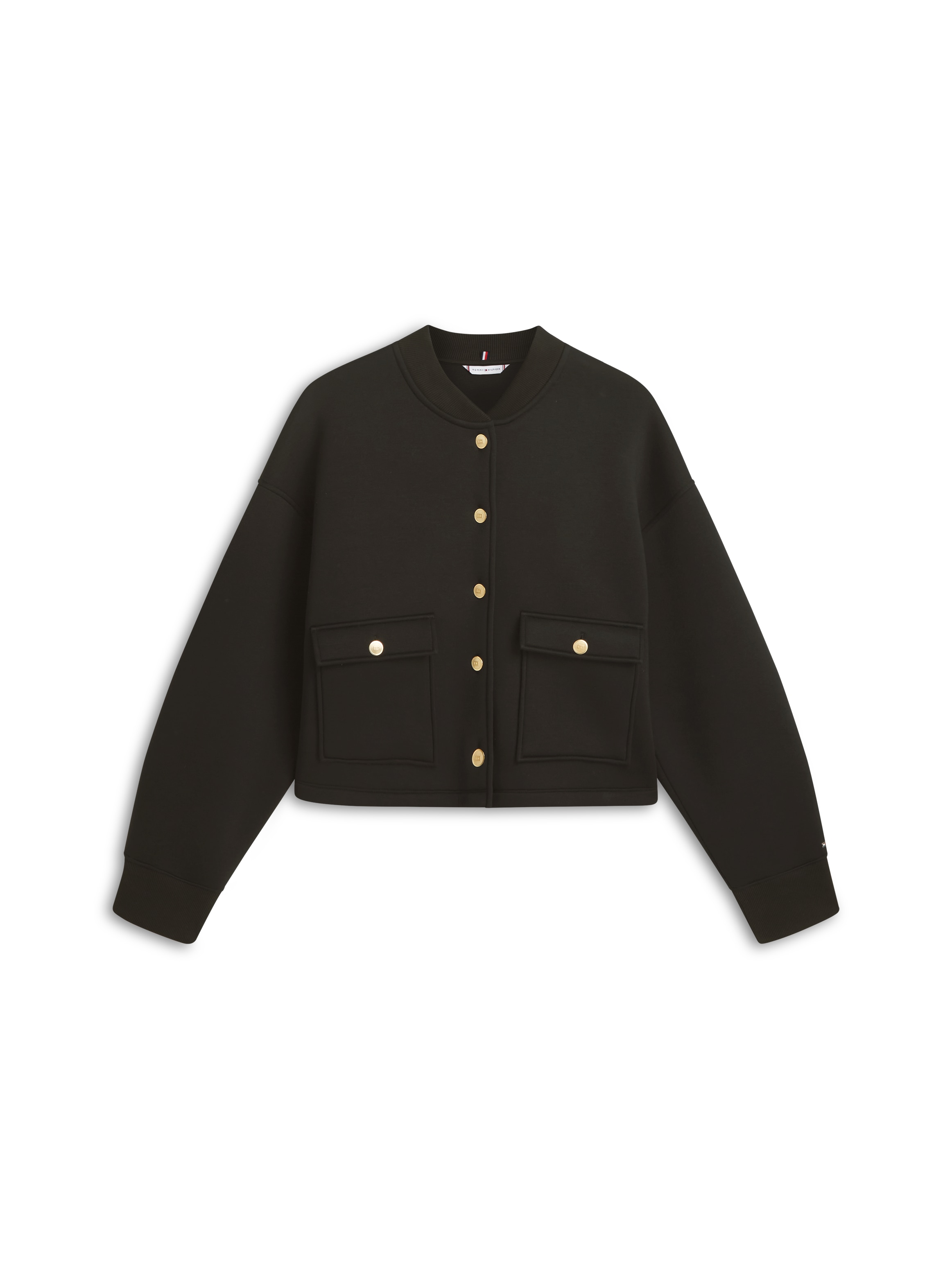 Tommy Hilfiger Cardigan »GOLD BUTTON BOMBER« mit Knopfleiste