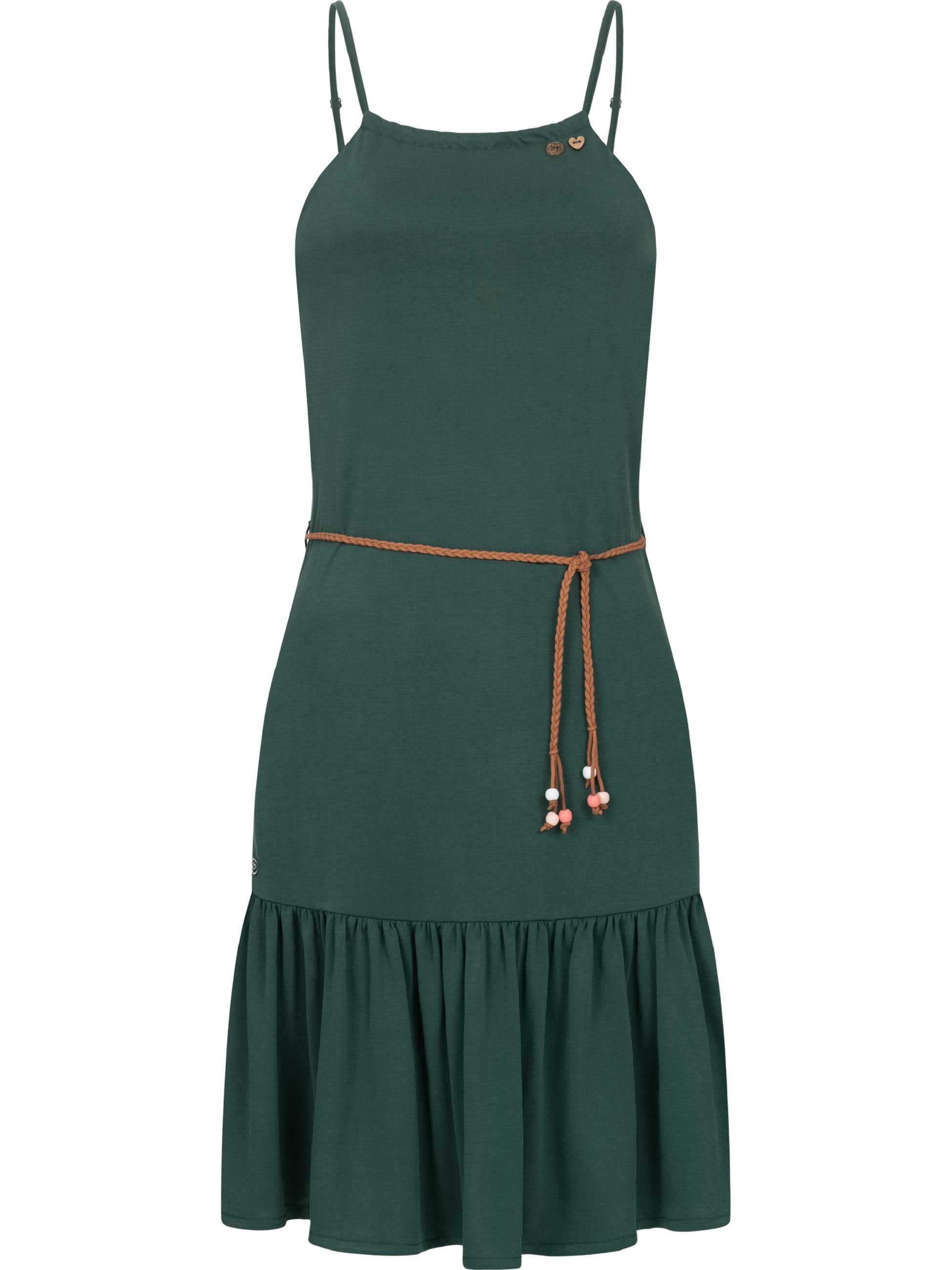 Ragwear Spaghettikleid »Sommerkleid Thime«, stylisches Sommerkleid mit Spaghettiträgern und Gürtel