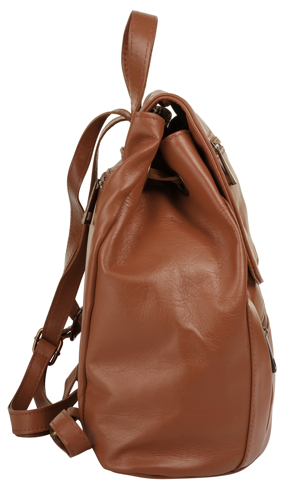 Samantha Look Cityrucksack, echt Leder, Made in Italy