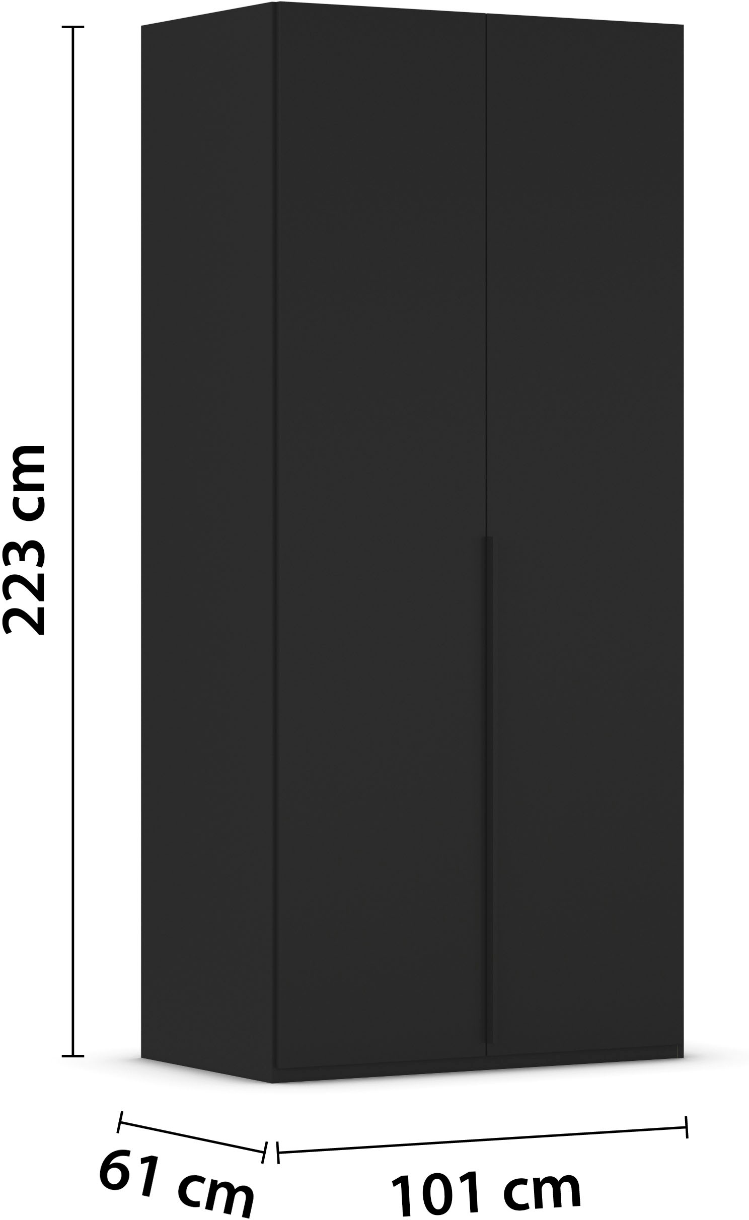 LeGer Home by Lena Gercke Kleiderschrank »Schrank Garderobe Ankleide Schlafzimmer Flur SERINA Eyecatcher« in 3 verschiedenen Ausstattungen BASIC/CLASSIC/PREMIUM,  in 6 Breiten (101 - 401 cm) mit Front Glas oder Dekor MADE IN GERMANY