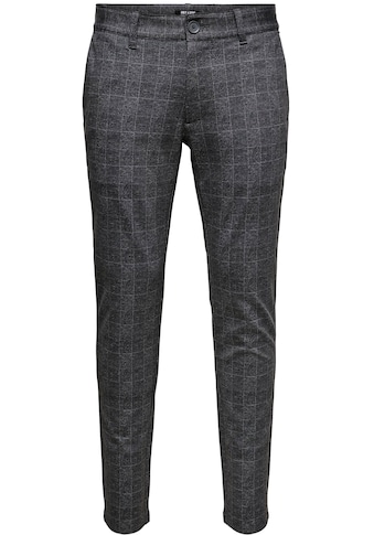 Chinohose »MARK CHECK PANTS«