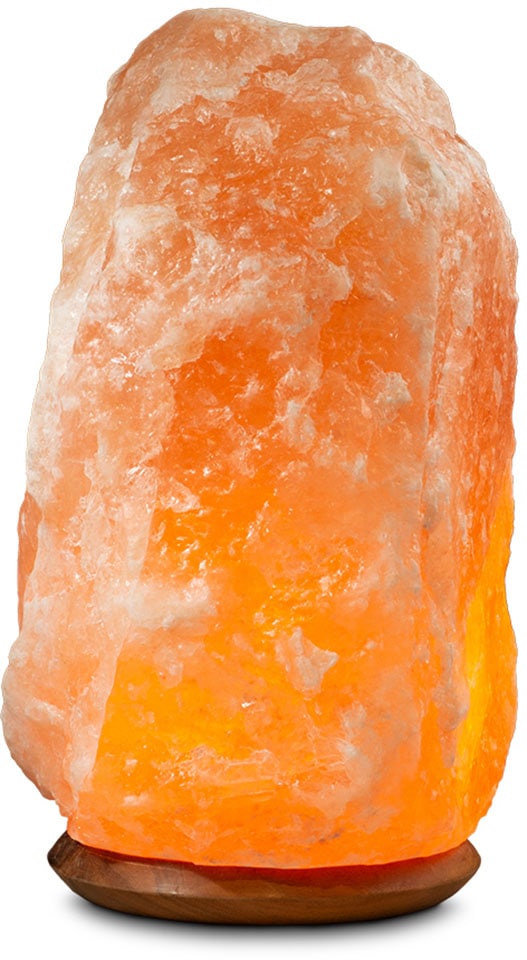 HIMALAYA SALT DREAMS Salzkristall-Tischlampe »Rock«, jeder Handgefertigt ca.25-30 - Garantie Unikat, 3 aus online Salzkristall kg Jahren ein mit XXL | Stein kaufen
