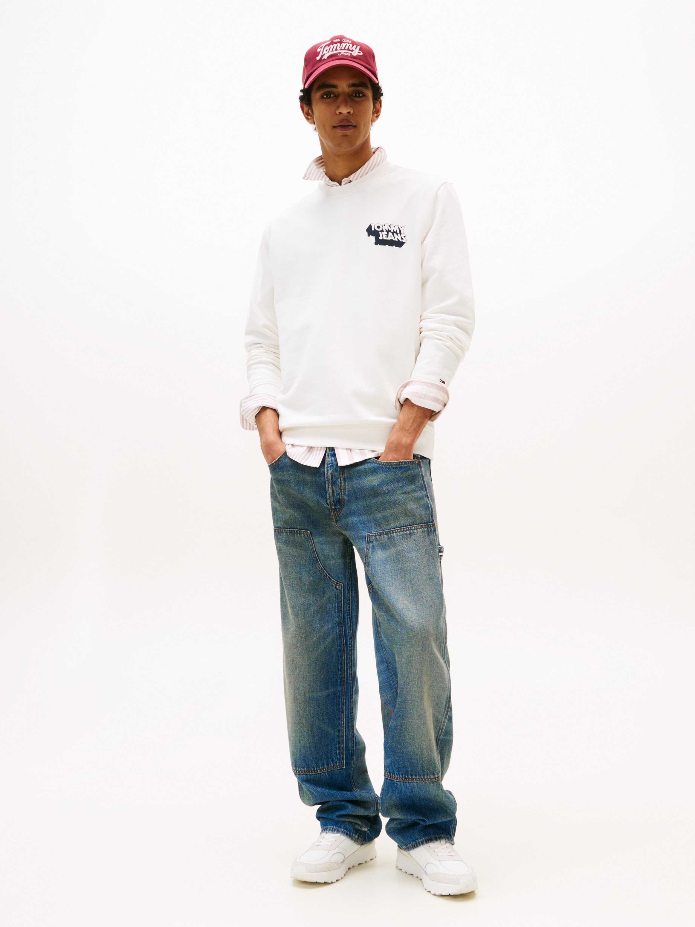 Tommy Jeans Sweatshirt »TJM REG STACK CREW EXT«, Mit Rundhalsausschnitt