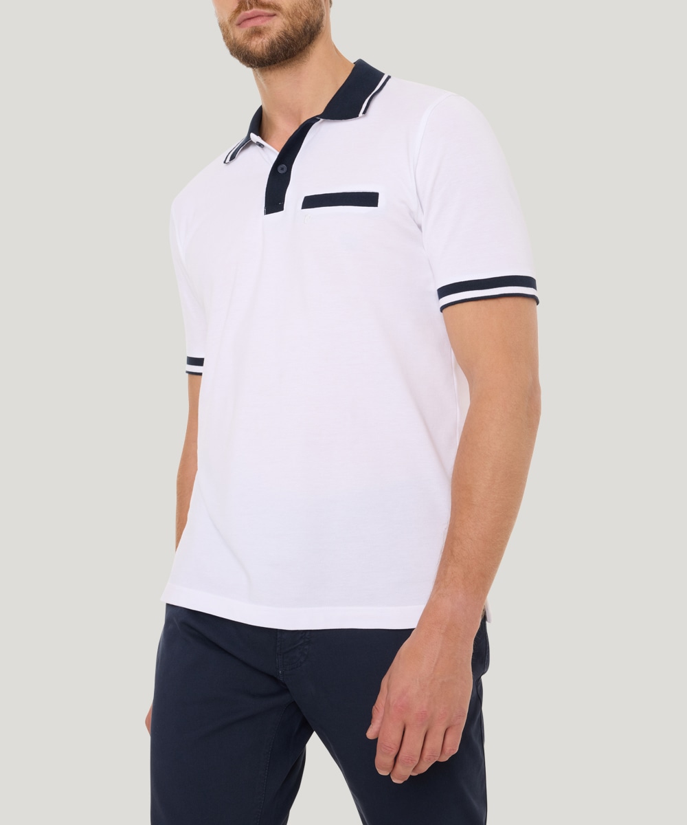 Pierre Cardin Poloshirt »Poloshirt KN«, mit Brusttasche