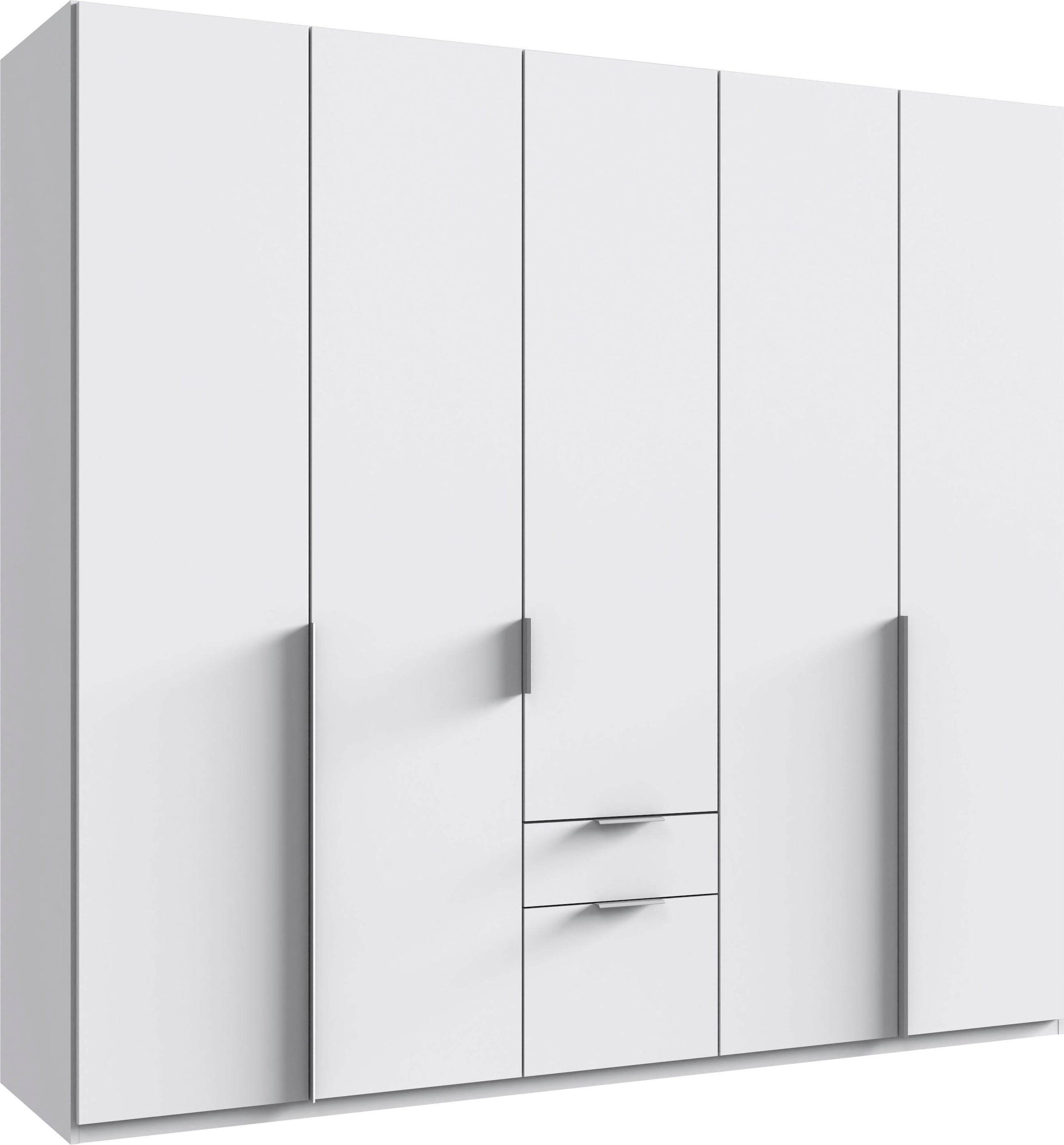 Wimex Drehtürenschrank "Mugano" mit langen oder kurzen Griffen aus Metall, in vielen Breiten, 208 oder 236 cm hoch, Made in Germany