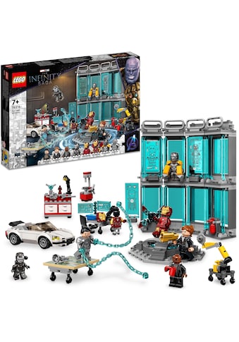 LEGO® Konstruktionsspielsteine »Iron Mans Werkstatt (76216), LEGO® Marvel«, (496 St.),... kaufen