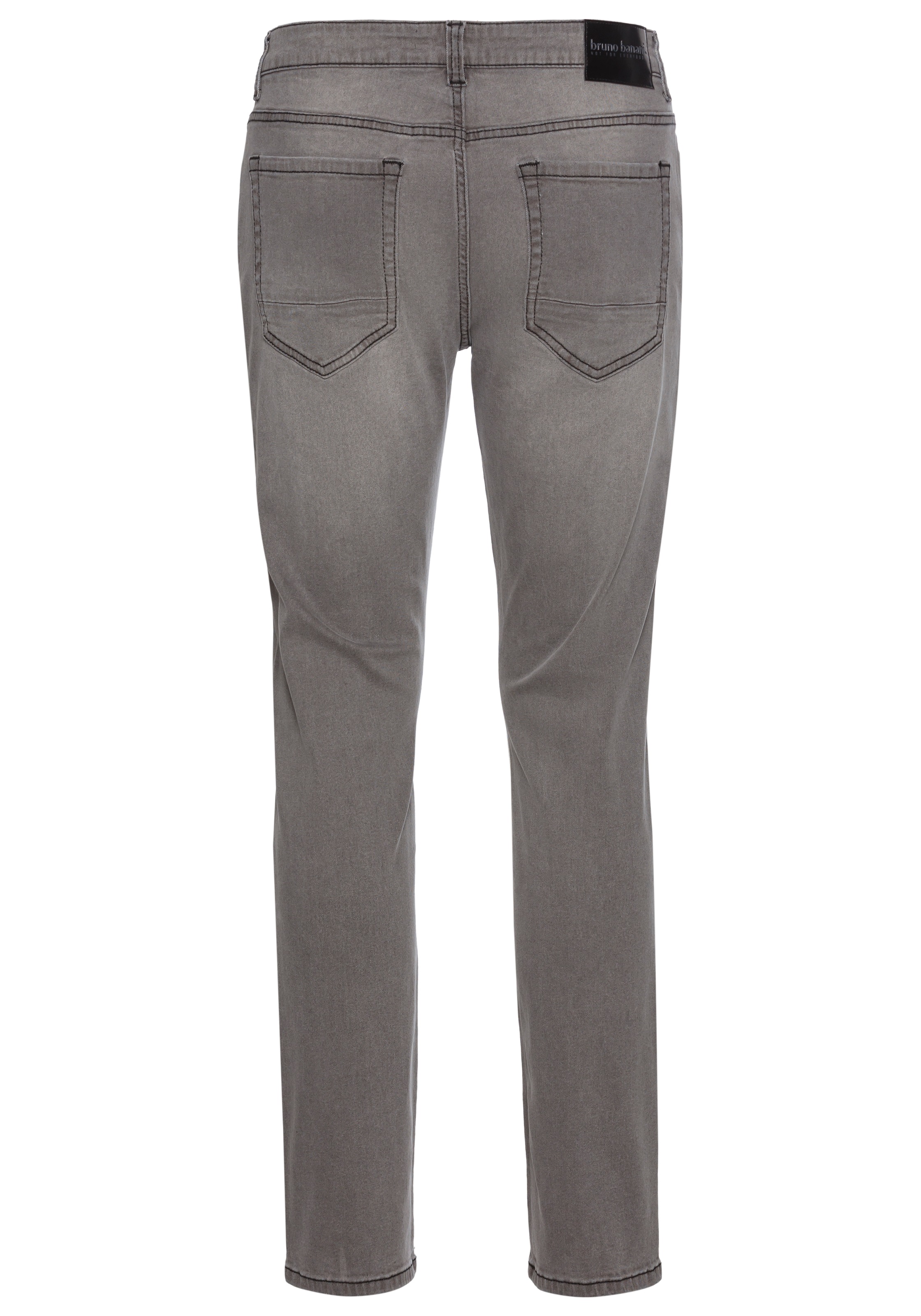 Bruno Banani Straight-Jeans »Hutch«, gerade Beinform, teilweise mit modischen Destroyed-Effekten