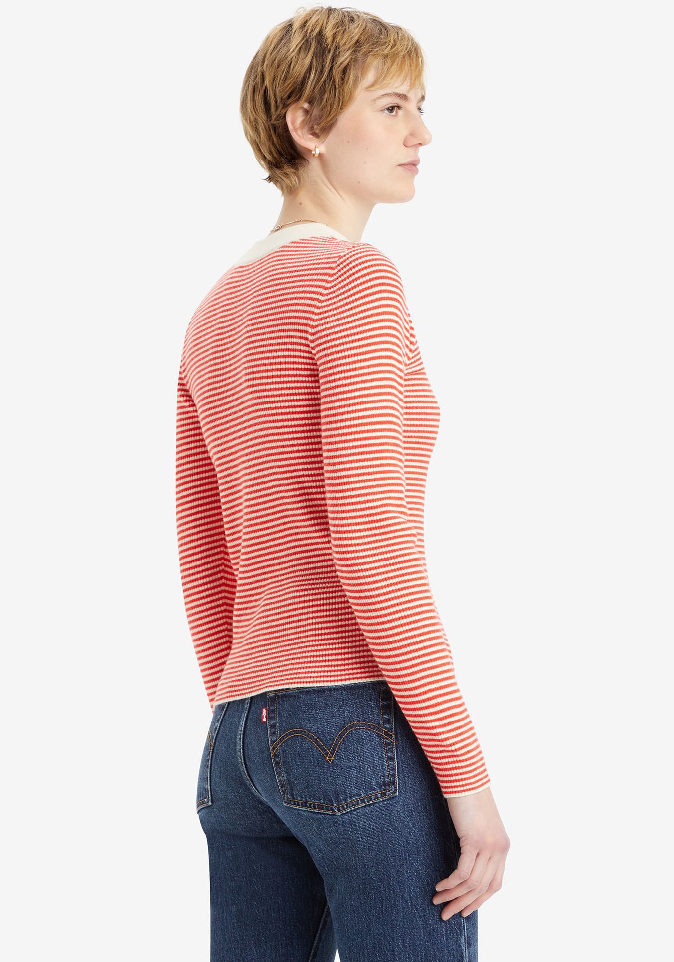 Levi's® Strickpullover »RIB SWEATER« mit Batwing Logo