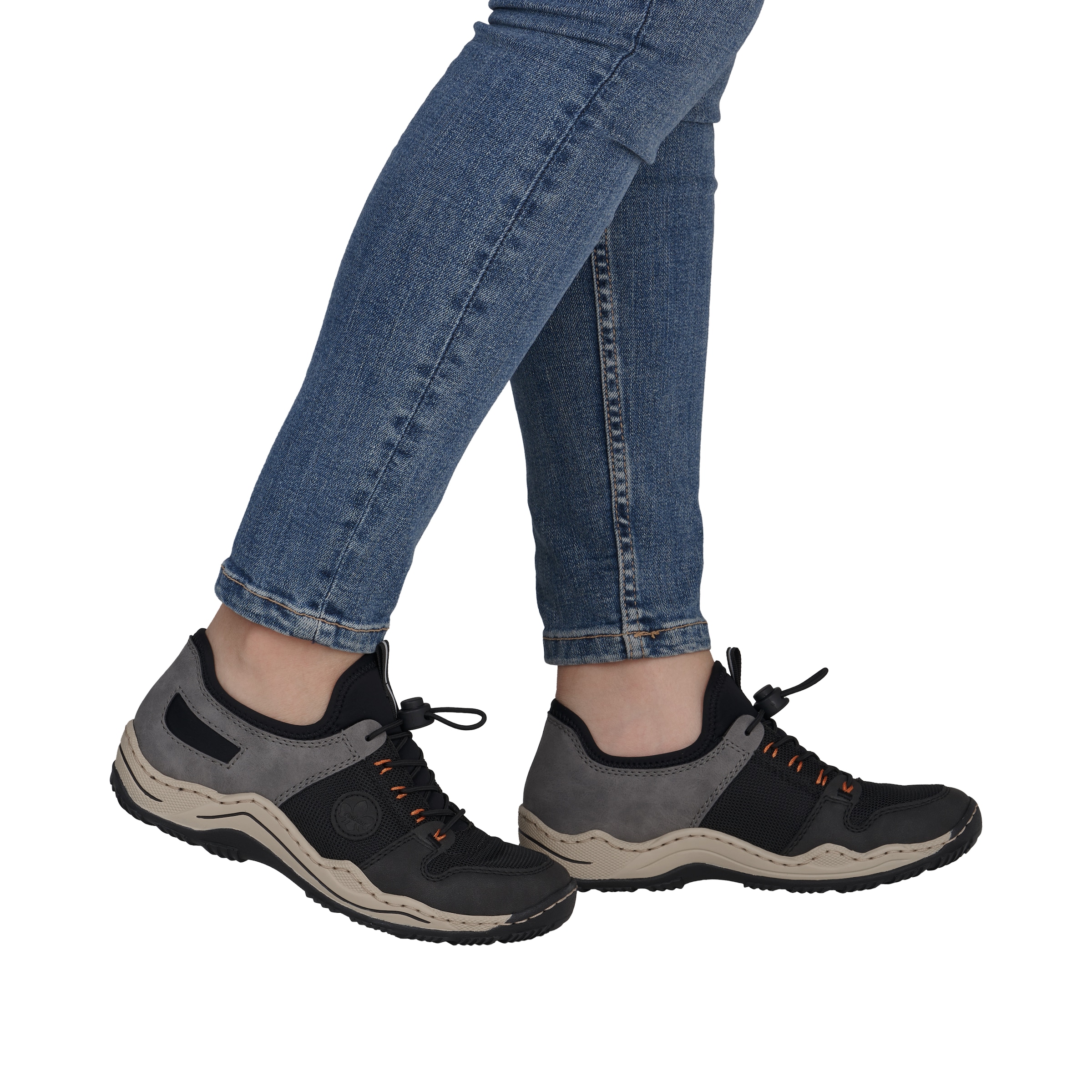 Rieker Slip-On Sneaker  Slipper, Schlupfschuh, Freizeitsneaker mit Schnellverschluss