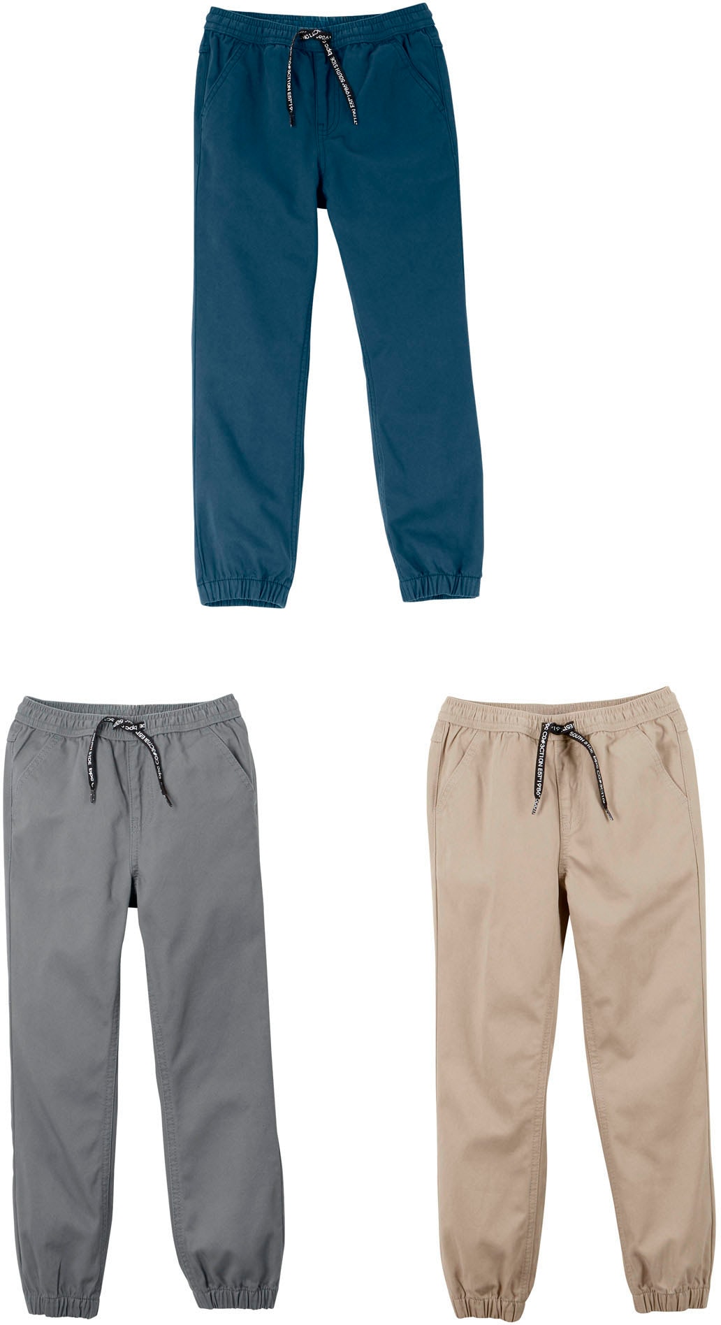 bonprix Schlupfhose  aus Baumwolle, mit elastischem Bündchen, Regular Fit