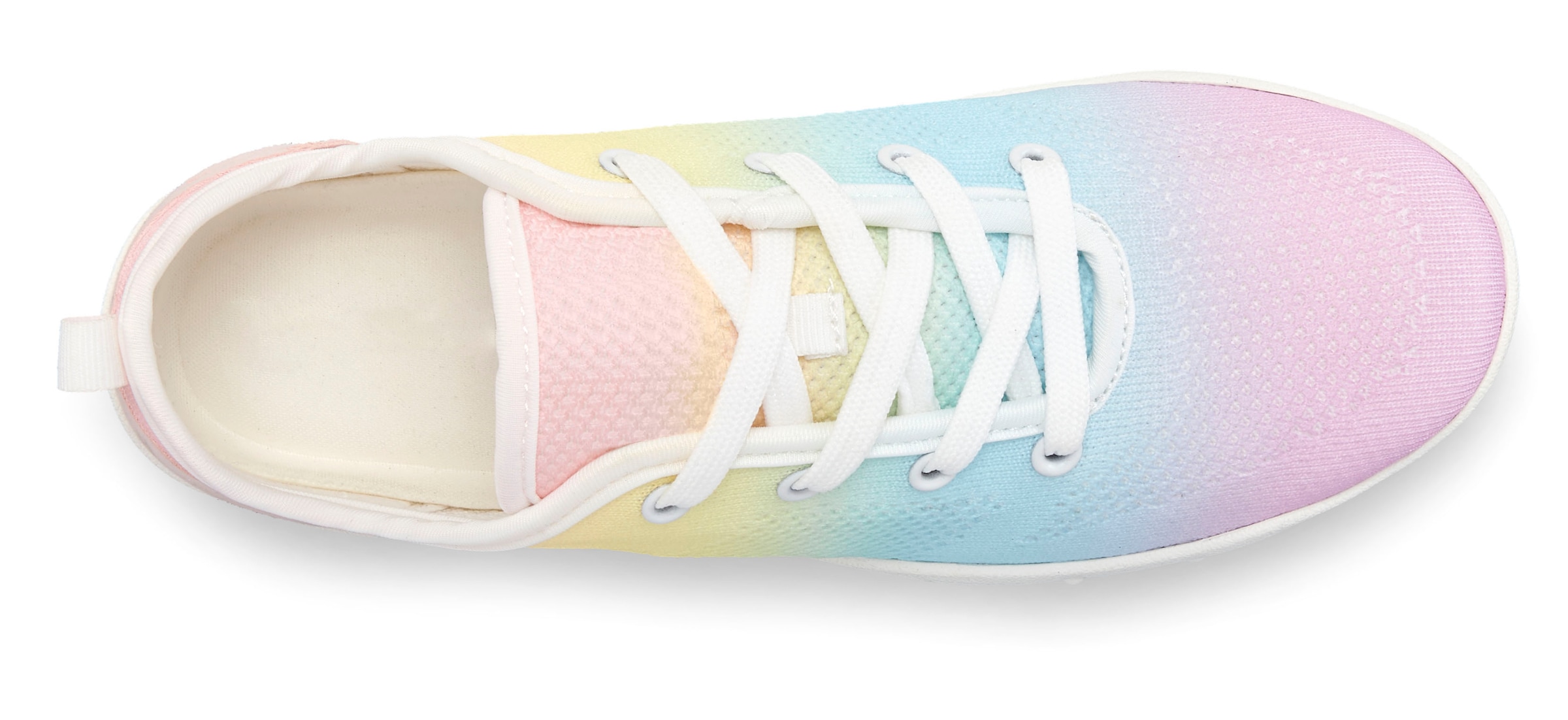 Vivance Sneaker »Schnürhalbschuh,«, mit leichter Sohle und modischem Farbverlauf VEGAN