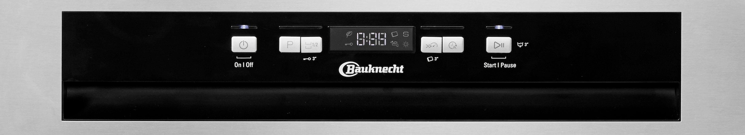 BAUKNECHT teilintegrierbarer Geschirrspüler »OBB ECOSTAR 8460 (2)«, 14 Maßgedecke