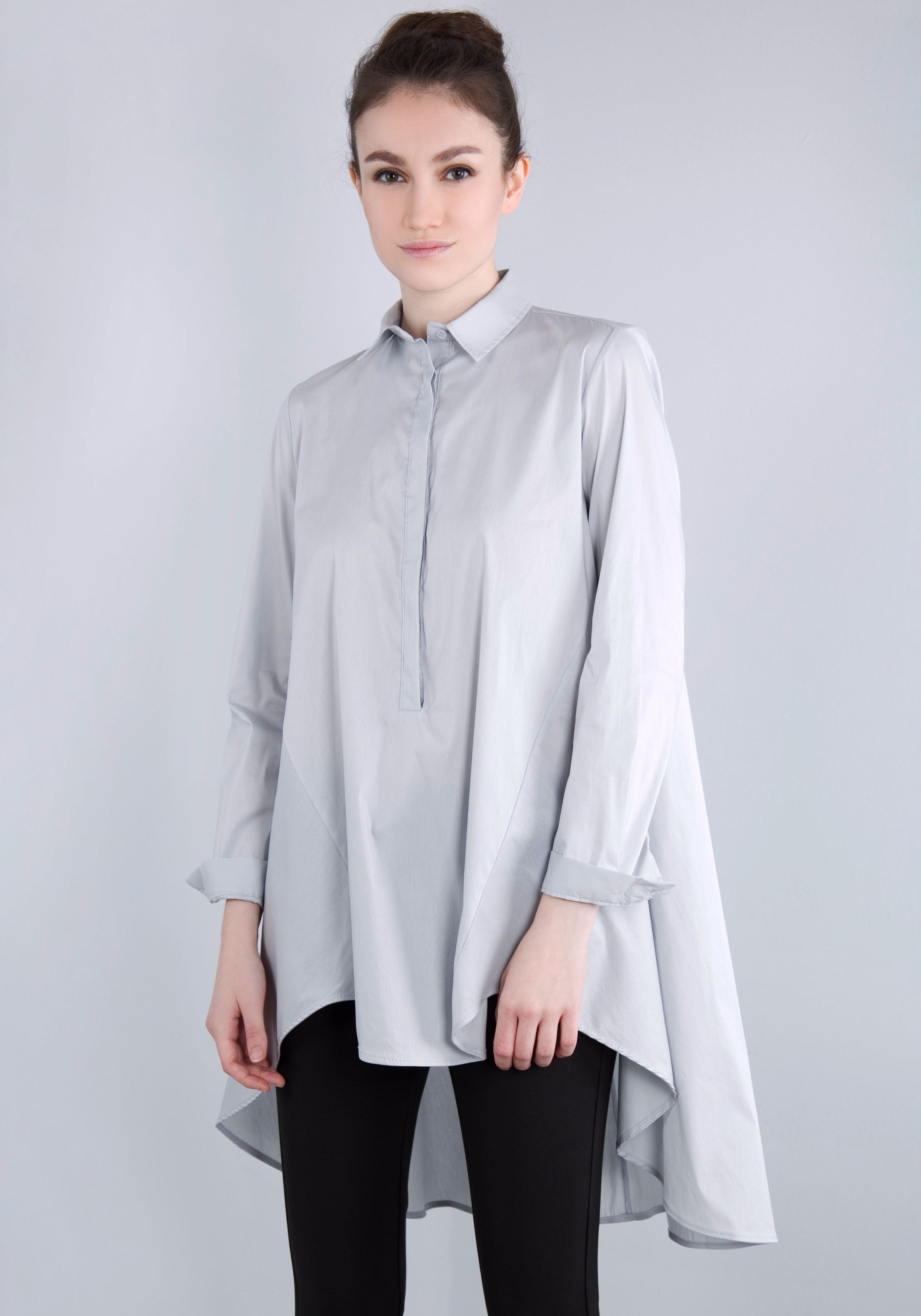 IMPERIAL Longbluse »IMP-C ED3ABF«, glockenförmige Long-Form