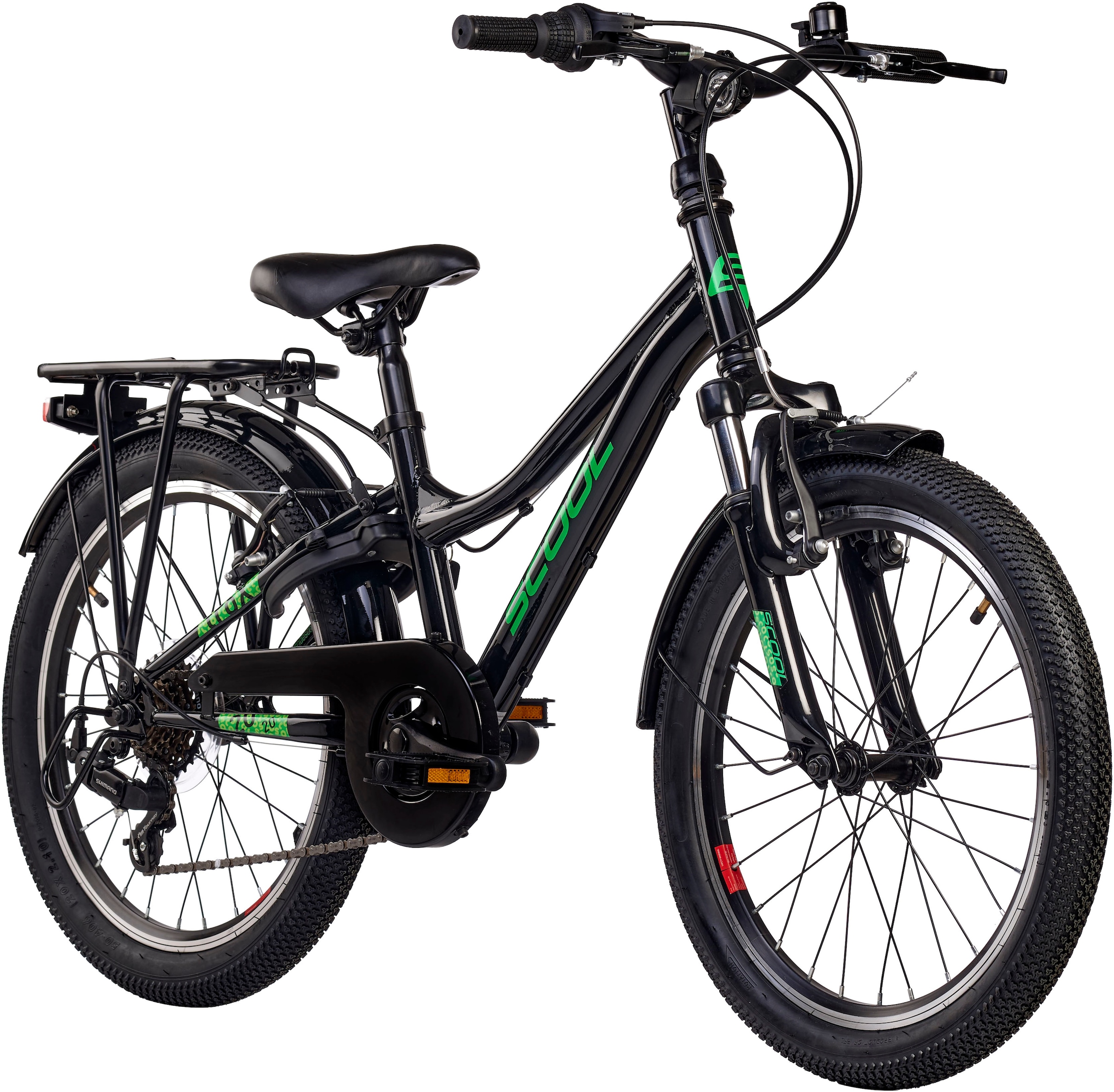 S’COOL Kinderfahrrad »S'COOL troX«, 6 Gang, Shimano, Kettenschaltung