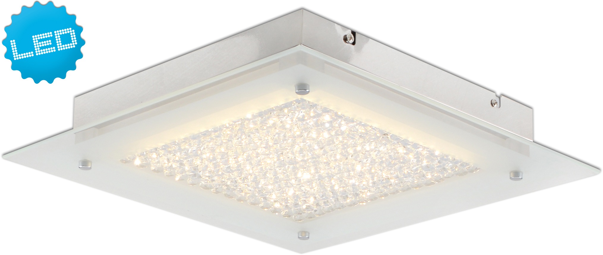 näve LED Deckenleuchte »Glasgow«, Leuchtmittel LED-Board | LED fest integriert, LED Deckenlampe>>Glasgow
