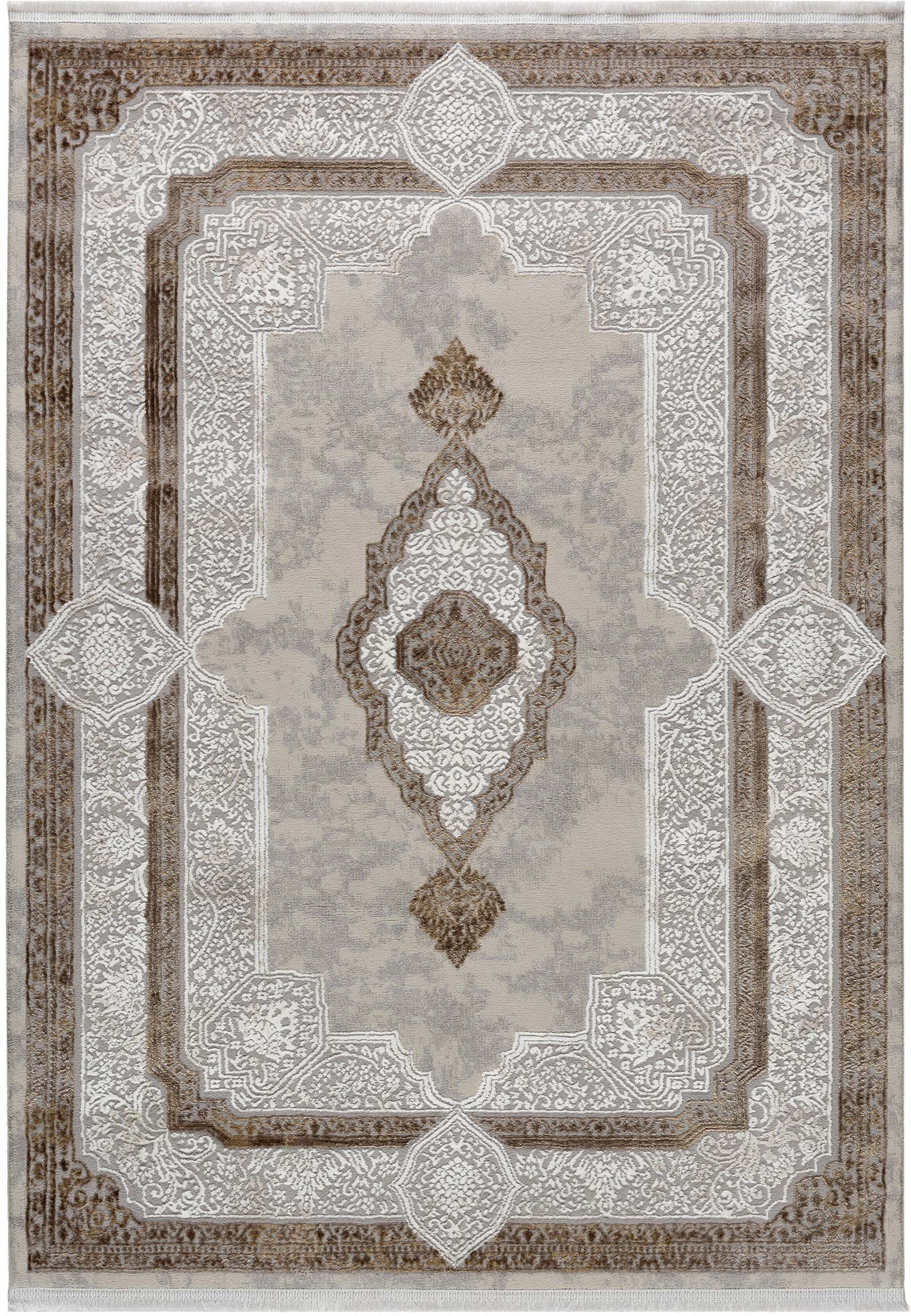 Sehrazat Teppich »Glory 270«, rechteckig, 10 mm Höhe, Hoch-Tief-Struktur, Kurzflorteppich, Wohnzimmer