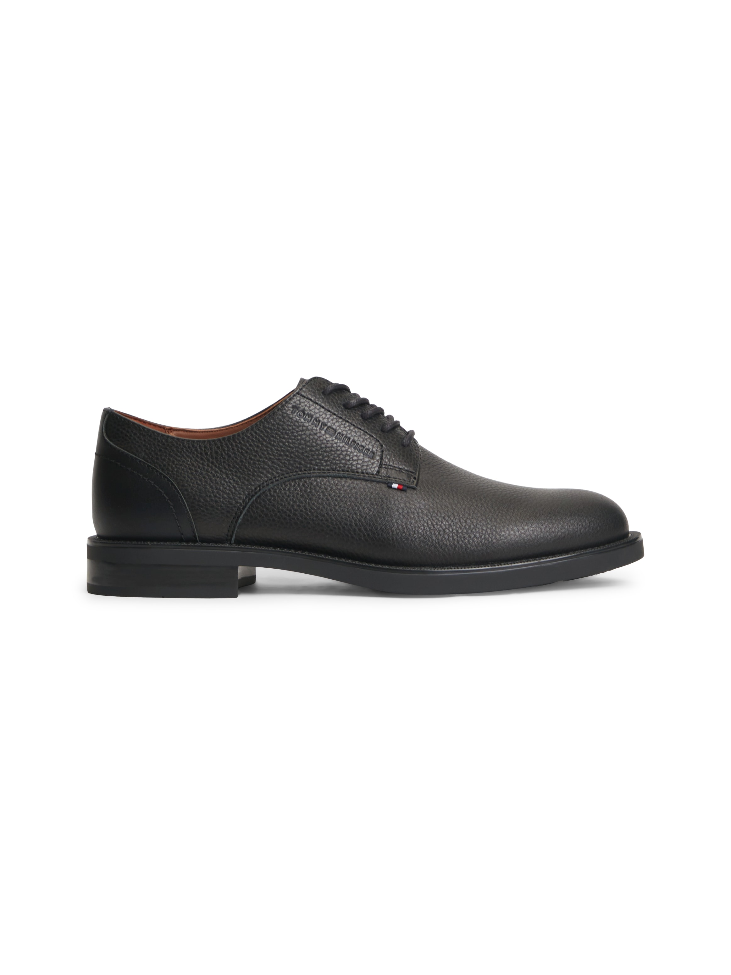 Tommy Hilfiger Schnürschuh »LTH MIX DRESS HILFIGER SHOE«  Abendschuh, Businessschuh mit seitlicher Logoprägung