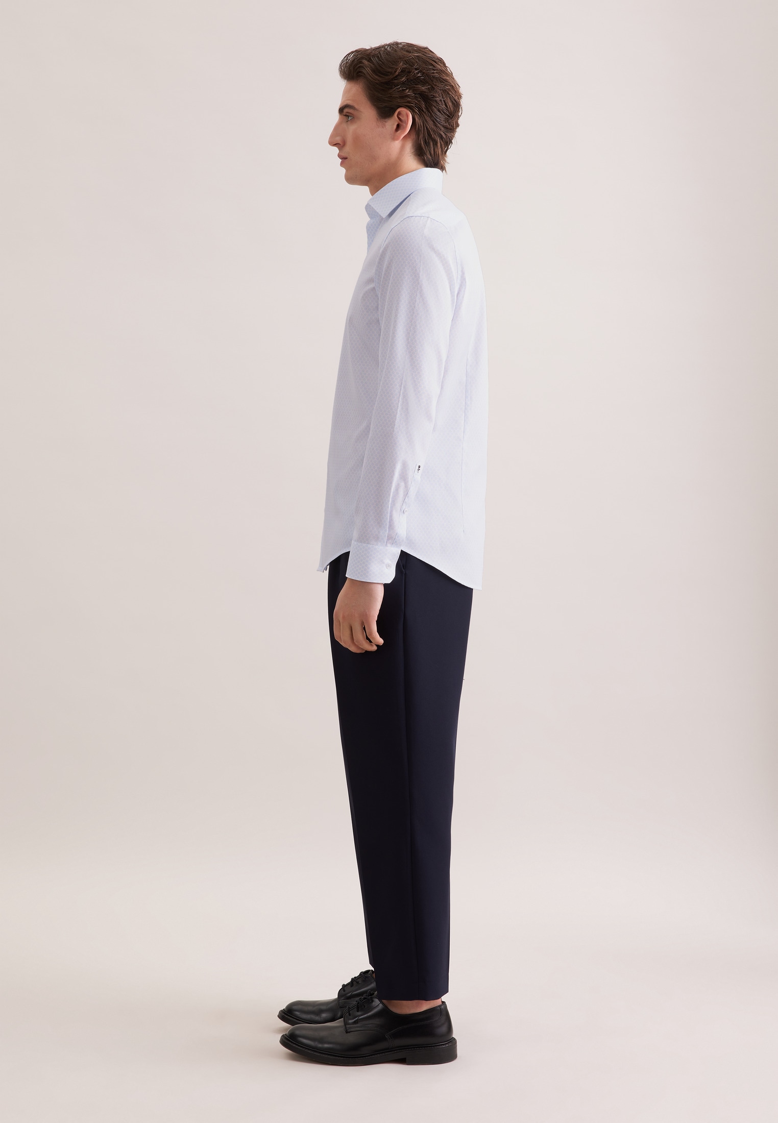 seidensticker Businesshemd »Schwarze Rose« X-Slim 1/1 Kentkragen Druck