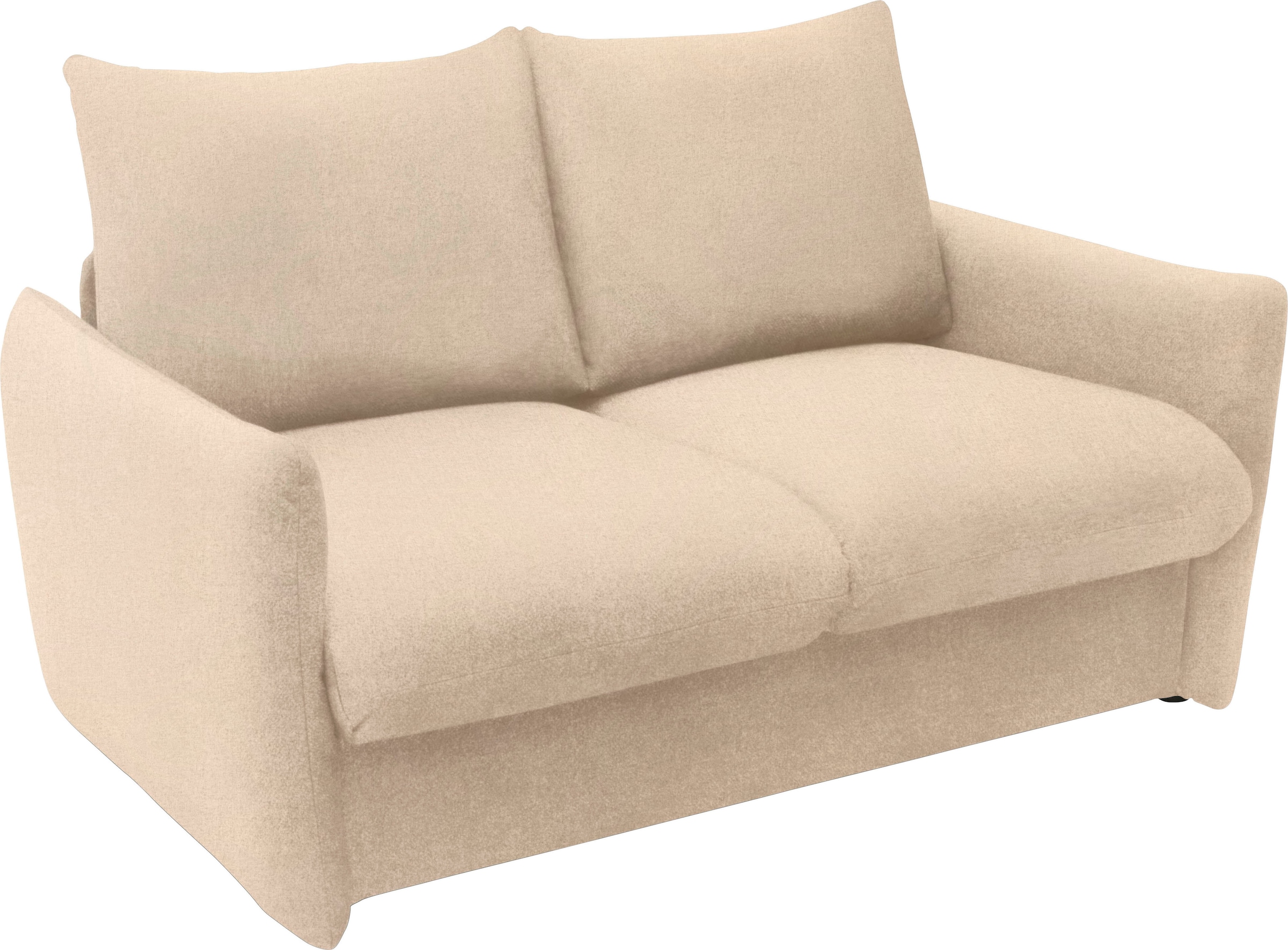 DOMO collection Schlafsofa »700023 Schlaffunktion, Federkern, 2-Sitzer, stabile Liegefläche« Sitzflächen einzeln ausklappbar zum Schlafen, Relaxen und Entspannen