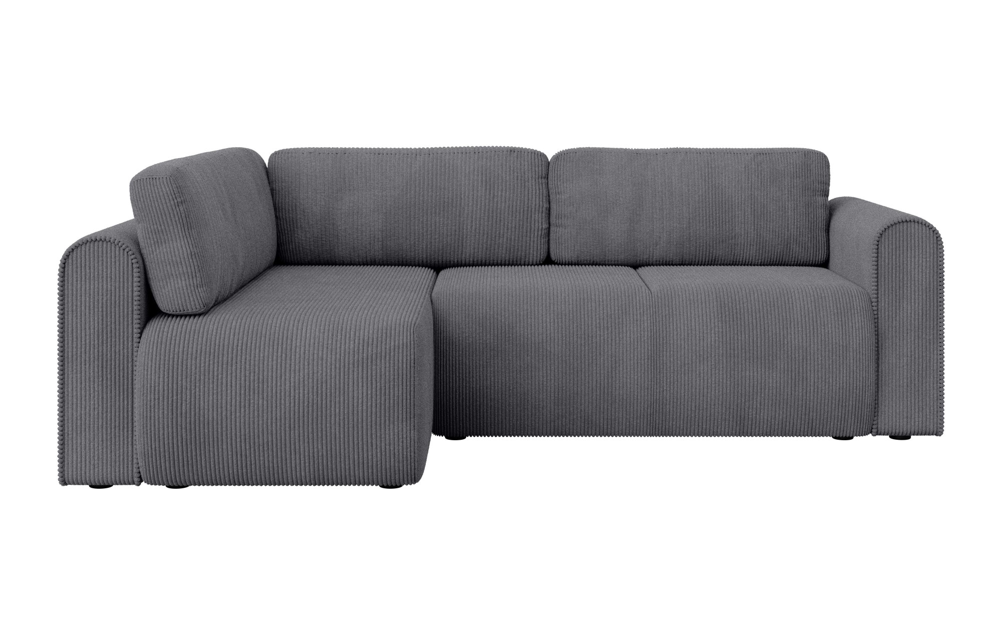 INOSIGN Ecksofa »Zacharia wahlweise Schlafsofa mit Bettkasten, B/T/H 250/166/86 cm«, L-Form mit Wellenunterfederung, Ottomane rechts oder links bestellbar