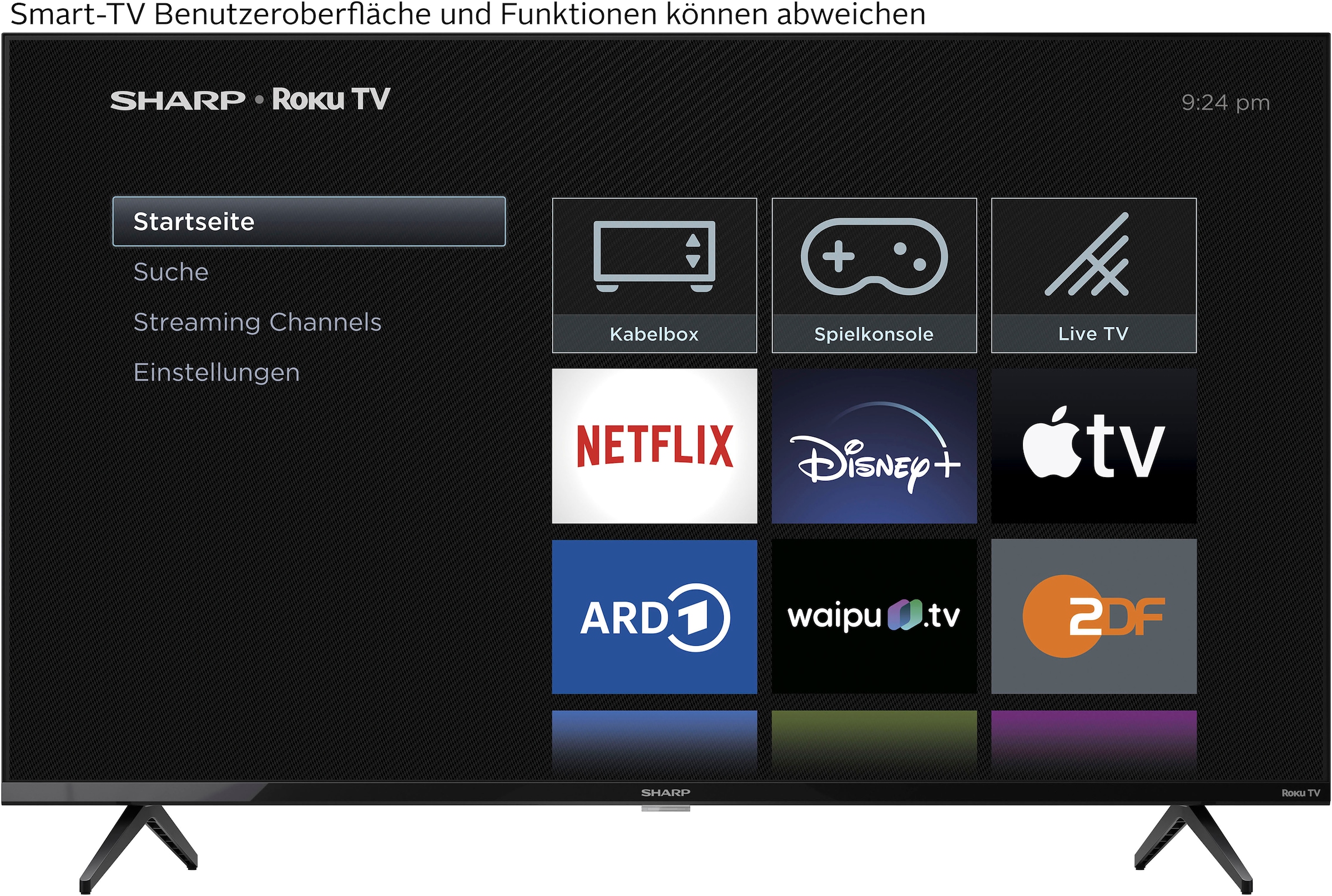 Sharp LED-Fernseher »4T-C43GJx«, 4K Ultra HD, Smart-TV