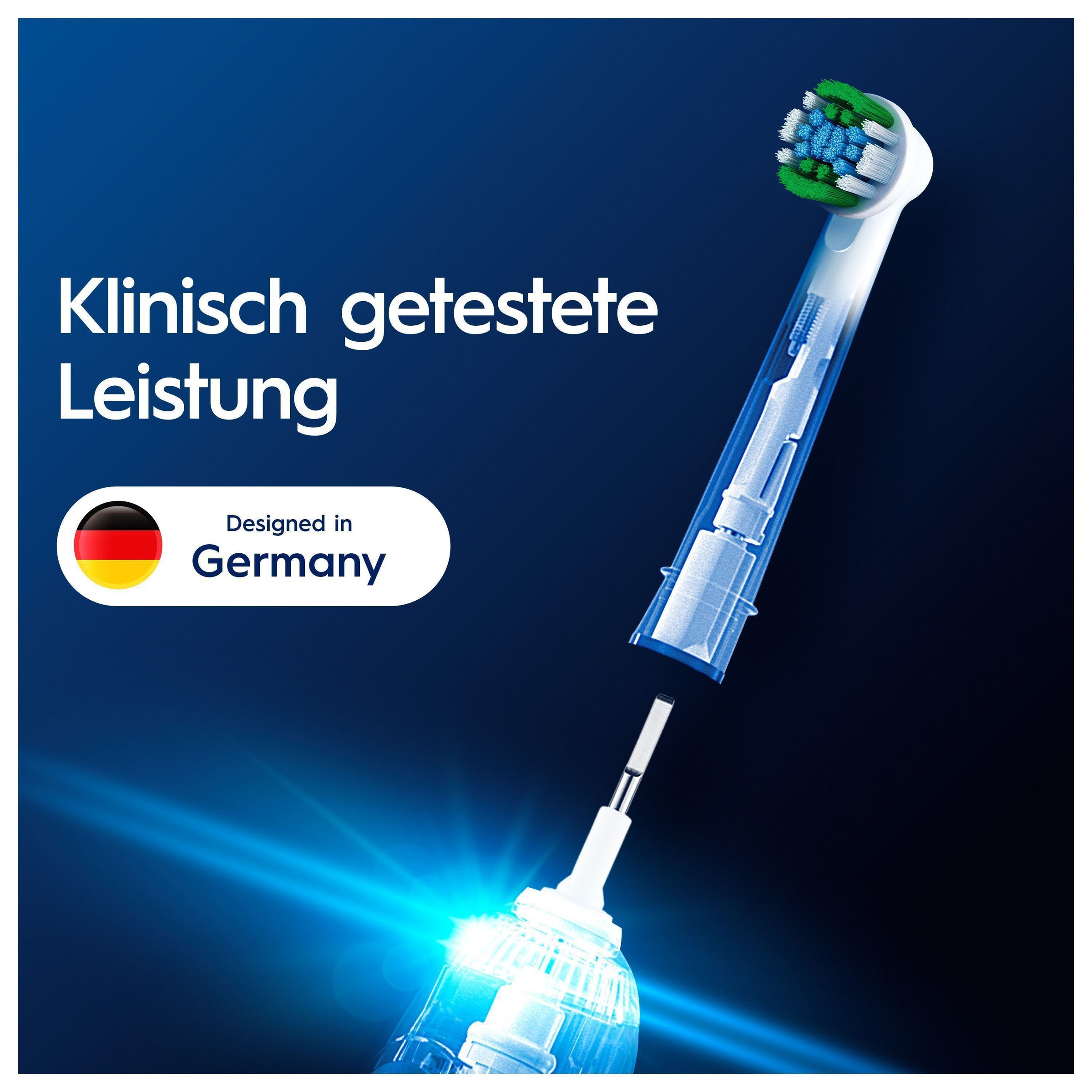 Oral-B Aufsteckbürsten »Pro Precision Clean« X-förmige Borsten
