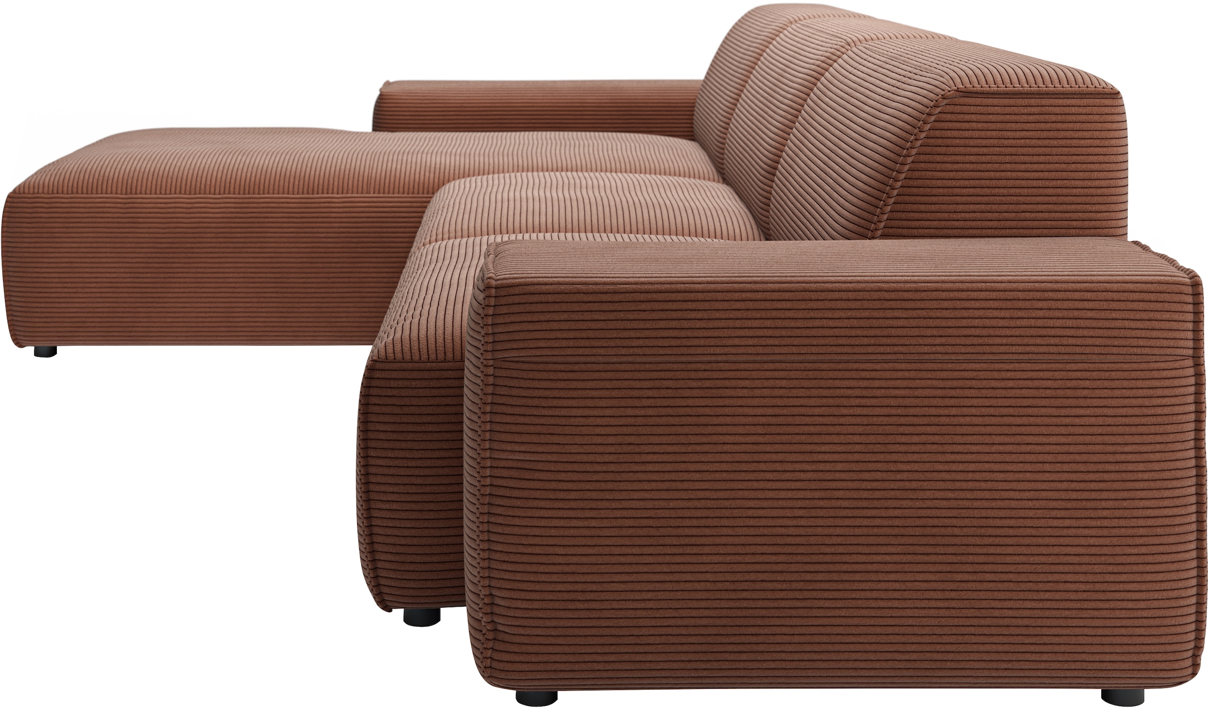 andas Ecksofa »Glimminge auch in Breitcord, Feincord, Bouclé + Easy care-Bezug«, L-Form, Breite 294, Zierkissen