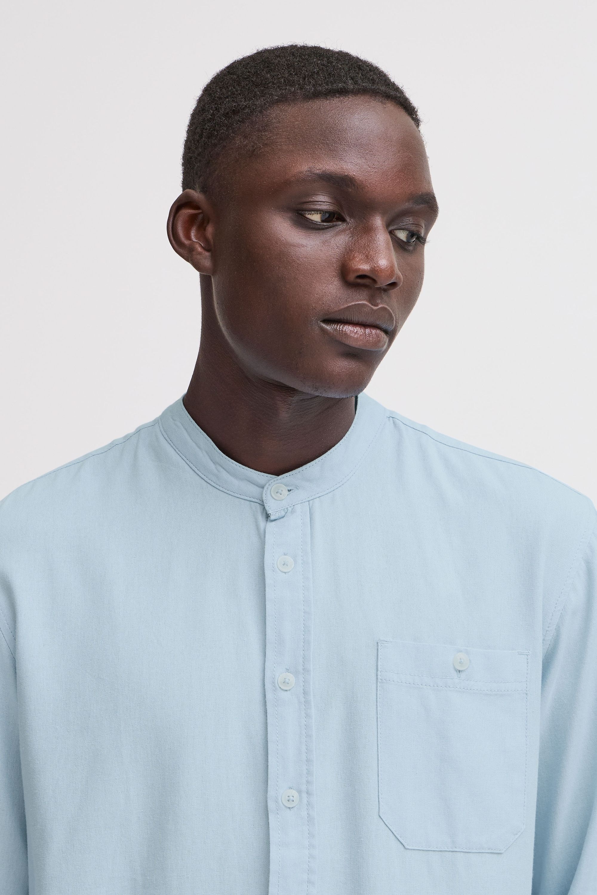 Blend Langarmhemd »Langarmhemd BHBobby Shirt mandarin«