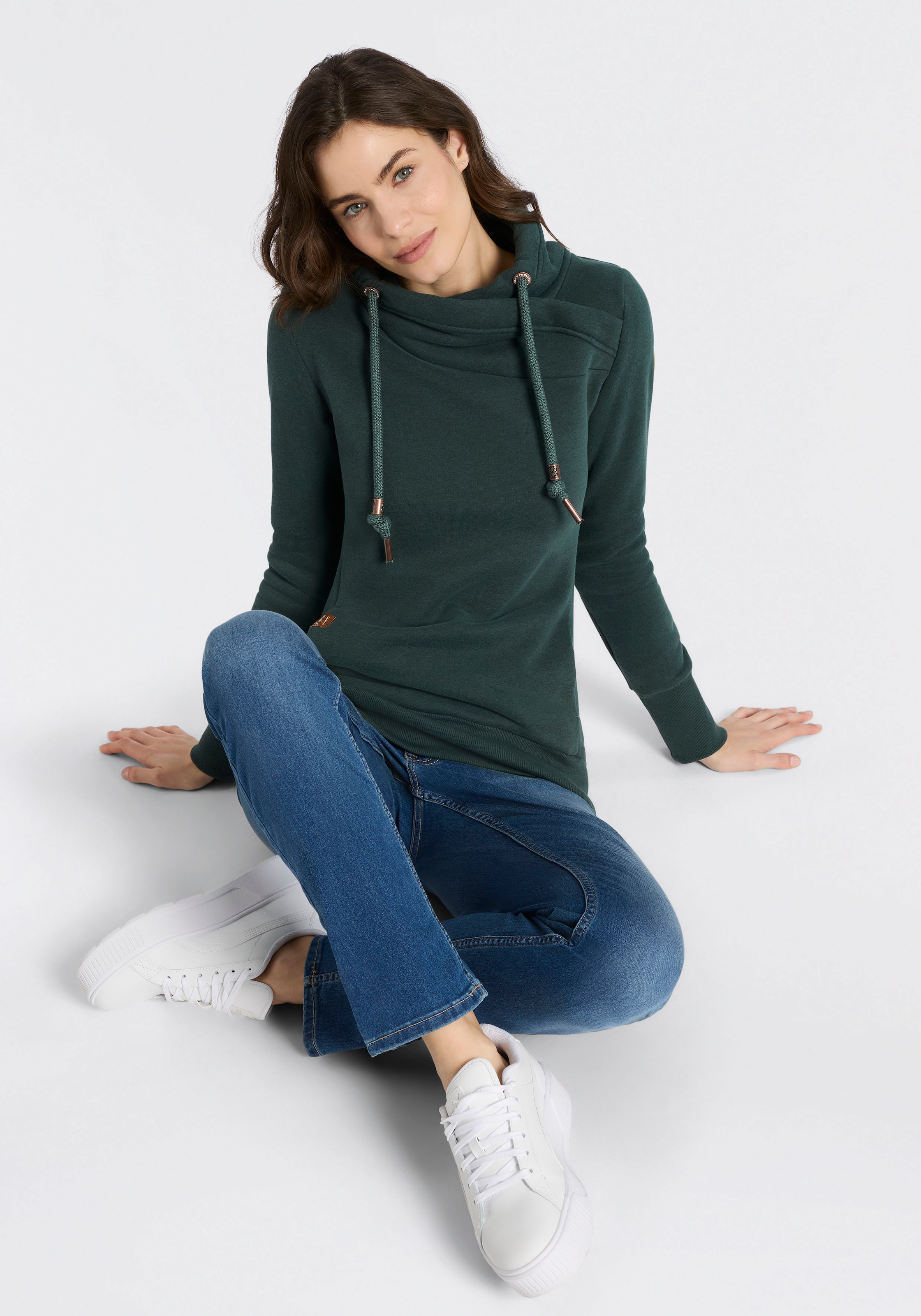 Ragwear Sweatshirt »NESKA O«, seitliche Eingrifftaschen

