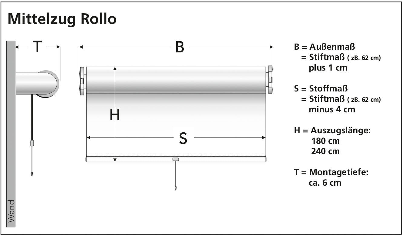 Liedeco Springrollo »Uni«, Lichtschutz, Perlreflex-beschichtet, ohne Bohren,  freihängend, Rollo Hergestellt in Deutschland