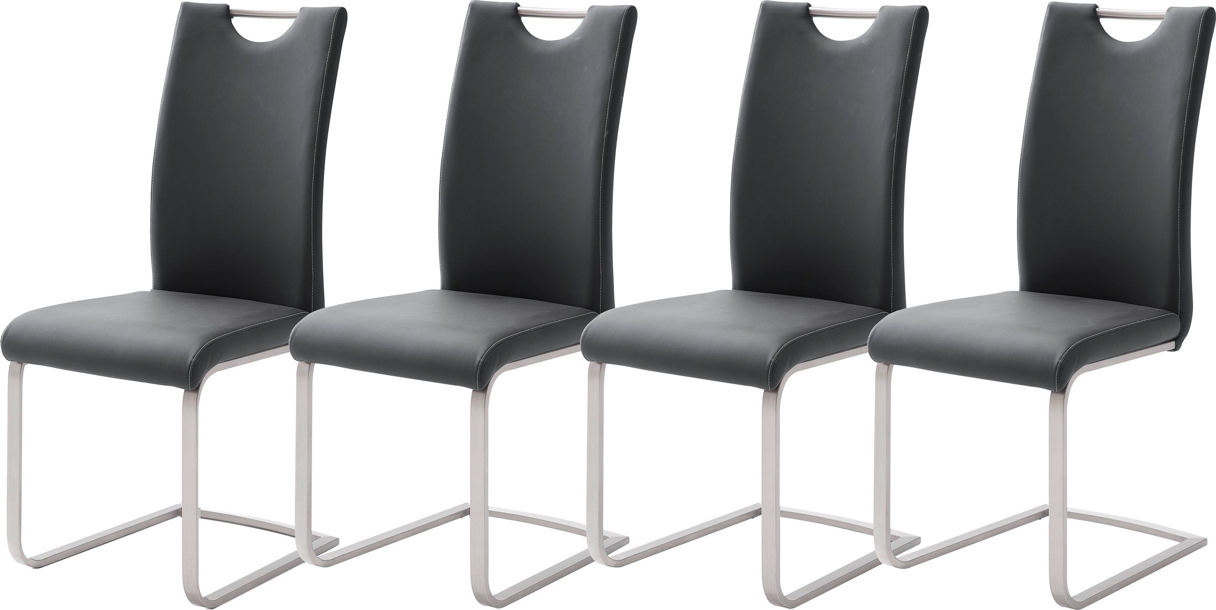 MCA furniture Freischwinger »Paulo«, (Set), 4 St., Kunstleder, Stuhl belastbar bis 120 kg kaufen