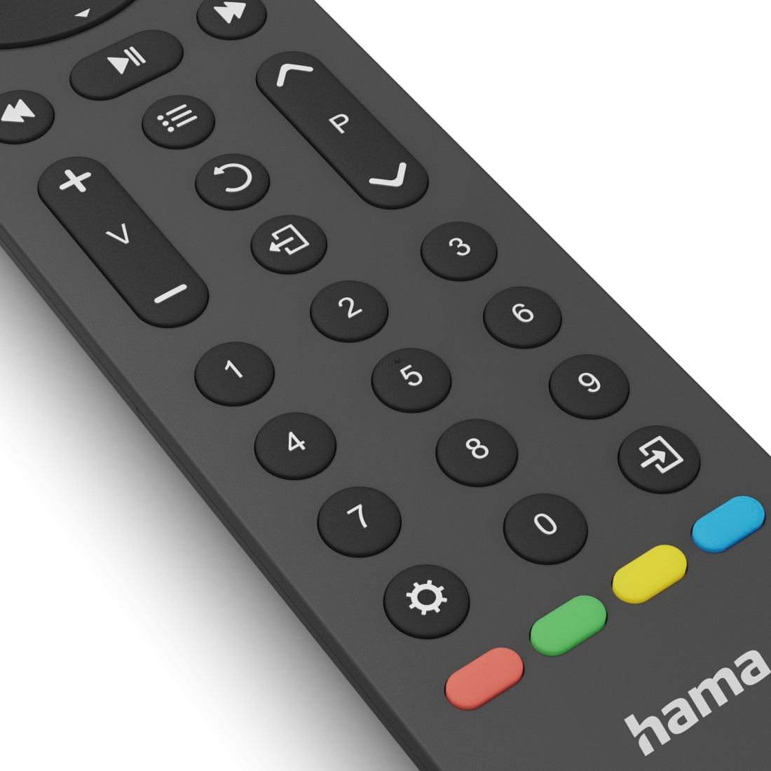 Hama Universal-Fernbedienung »Universal Ersatzfernbedienung für 8 Geräte« lernfähig, App-Tasten